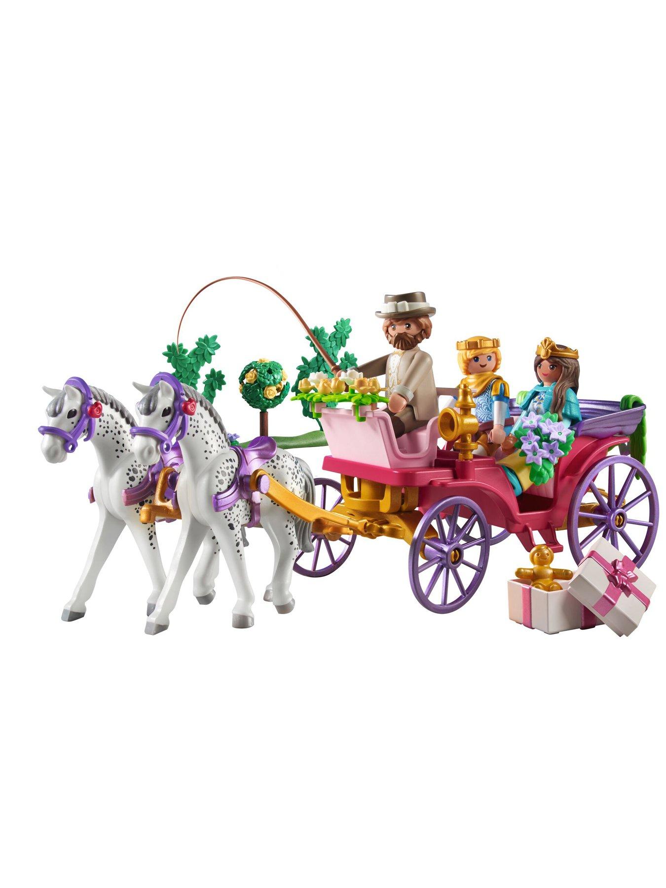  image of playmobil-carriage-ride-with-princess-and-prince