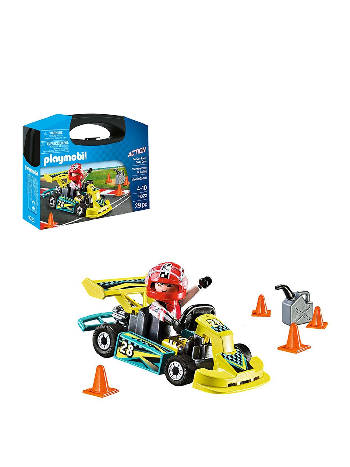  image of playmobil-9322-action-go-kart-racer-small-carry-case