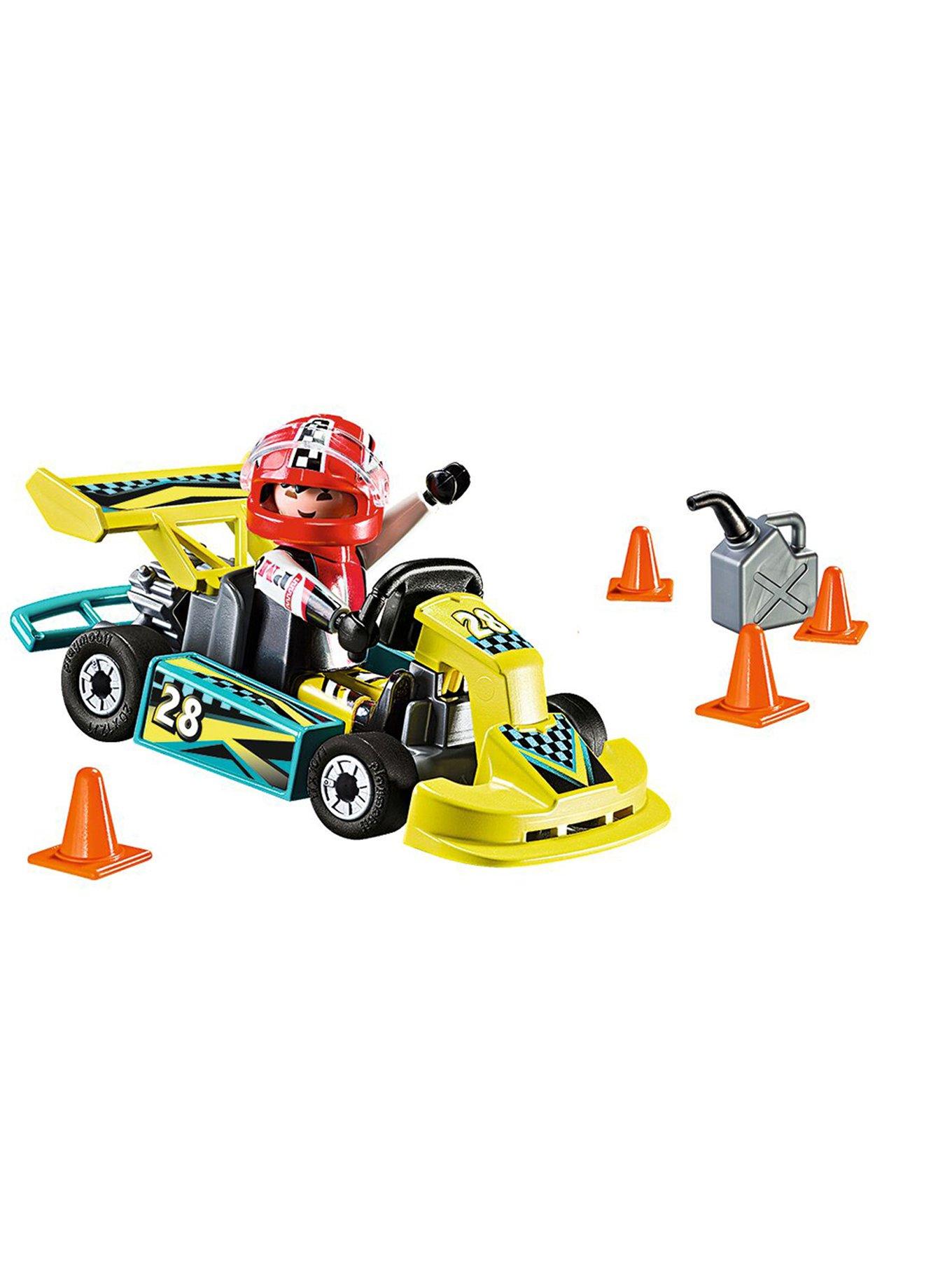  image of playmobil-9322-action-go-kart-racer-small-carry-case