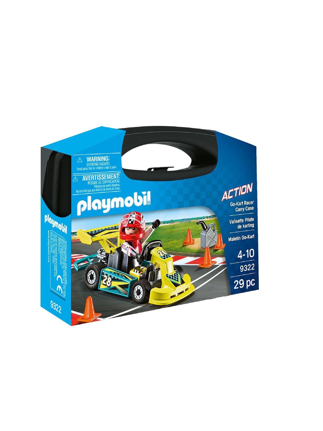  image of playmobil-9322-action-go-kart-racer-small-carry-case