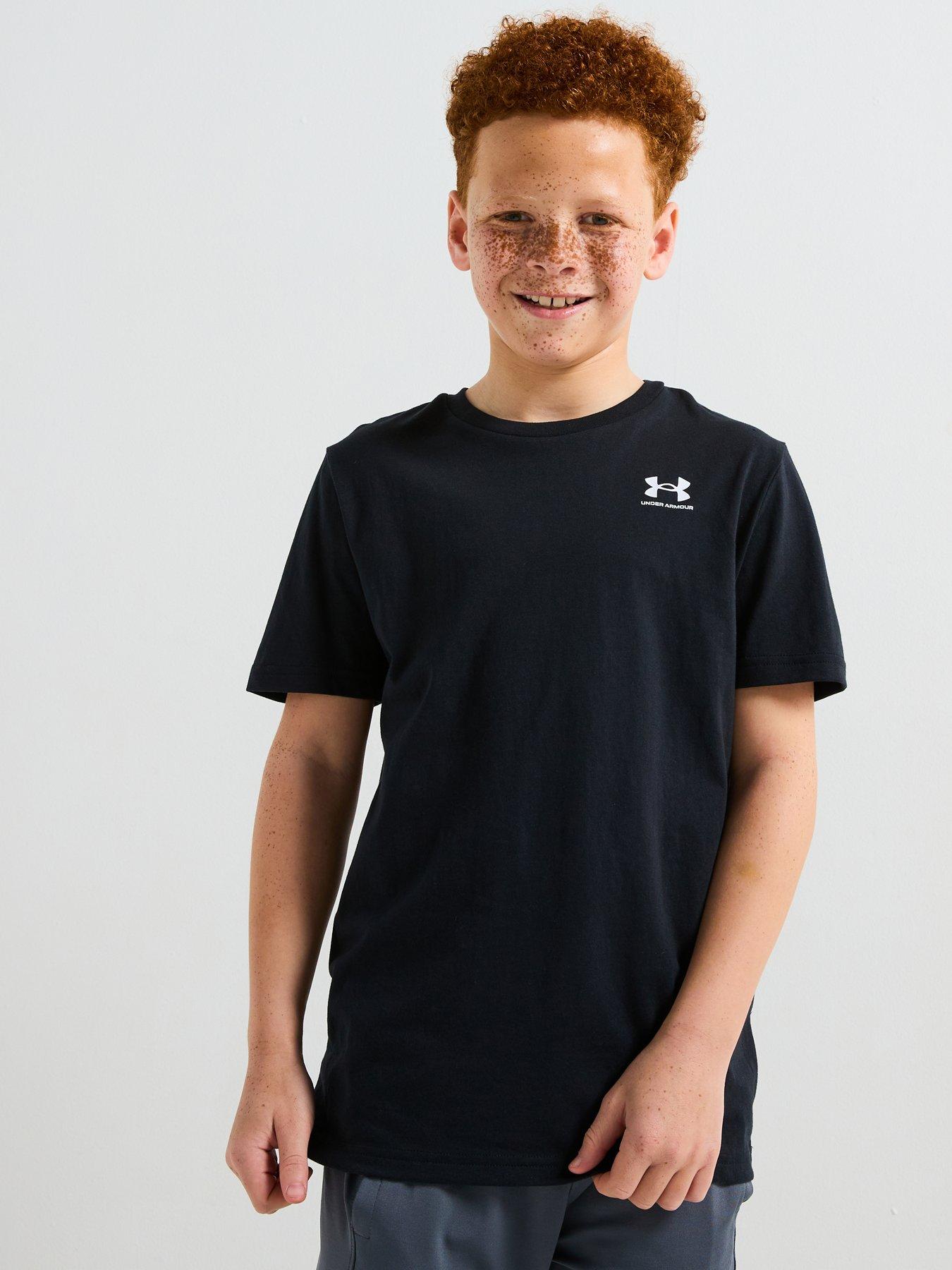 under-armour-junior-boys-sportstyle-left-chest-logo-t-shirt-black