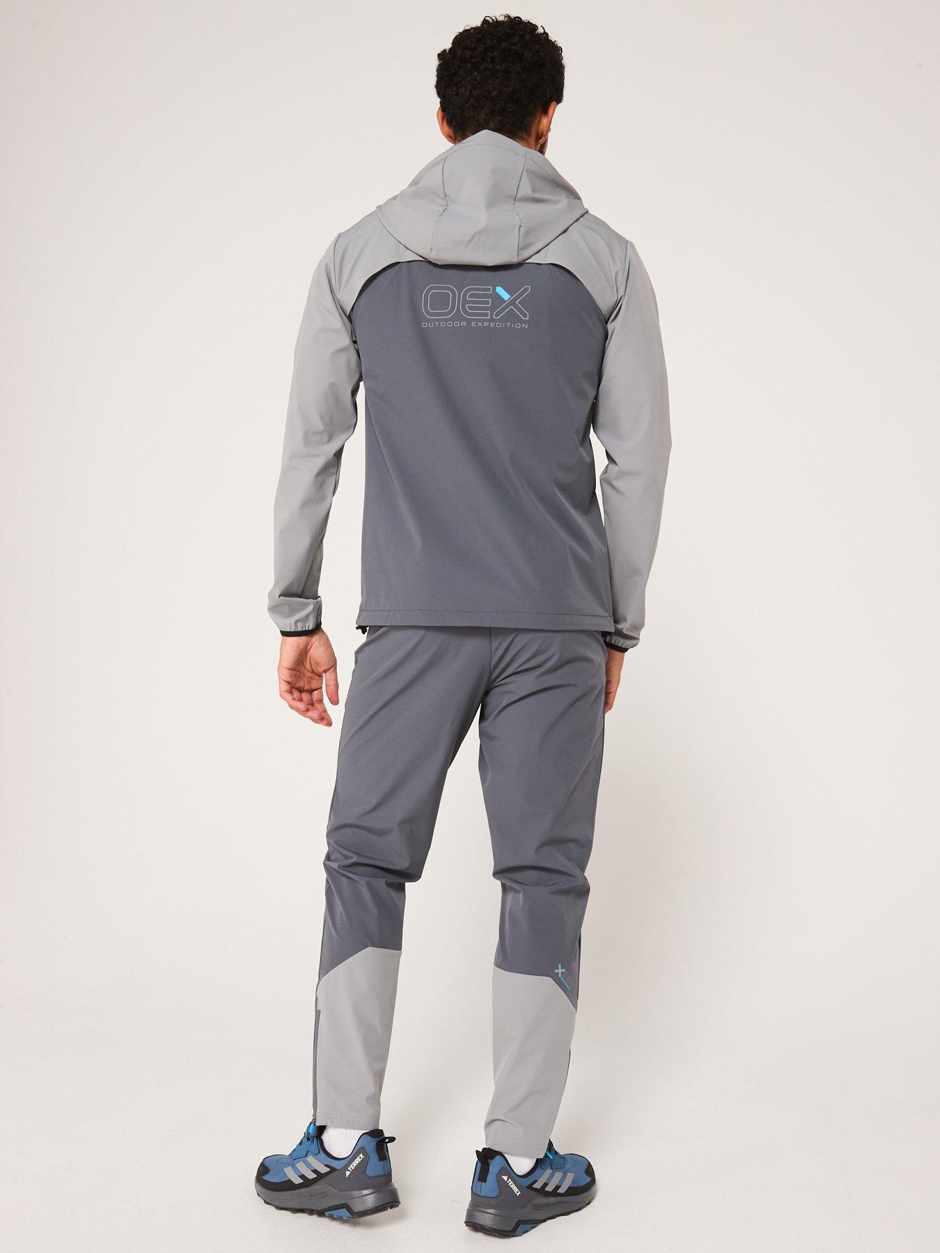 Image 3 of 6 of OEX Mens Fell Track Top - Charcoal - Grey