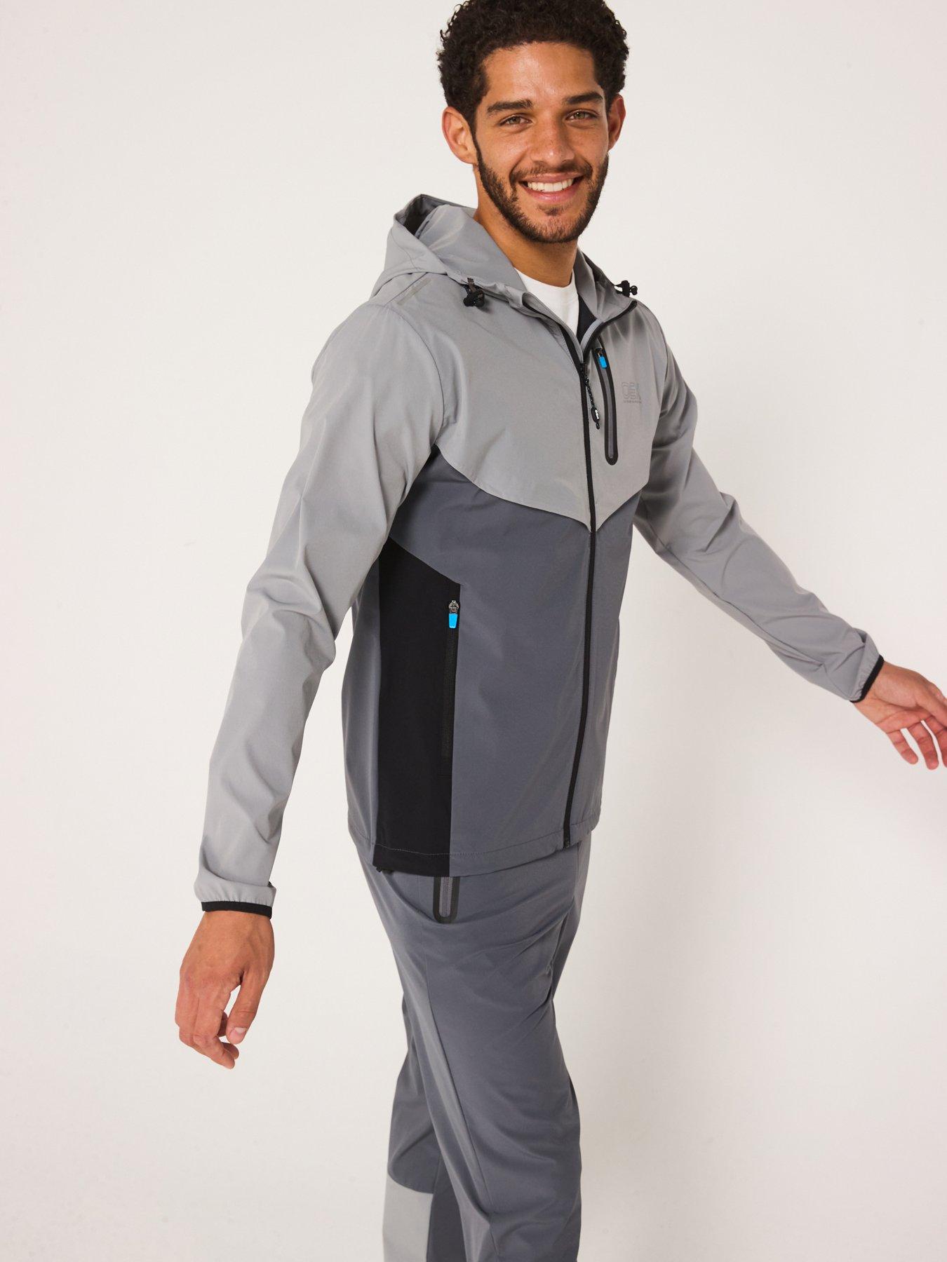 Image 5 of 6 of OEX Mens Fell Track Top - Charcoal - Grey