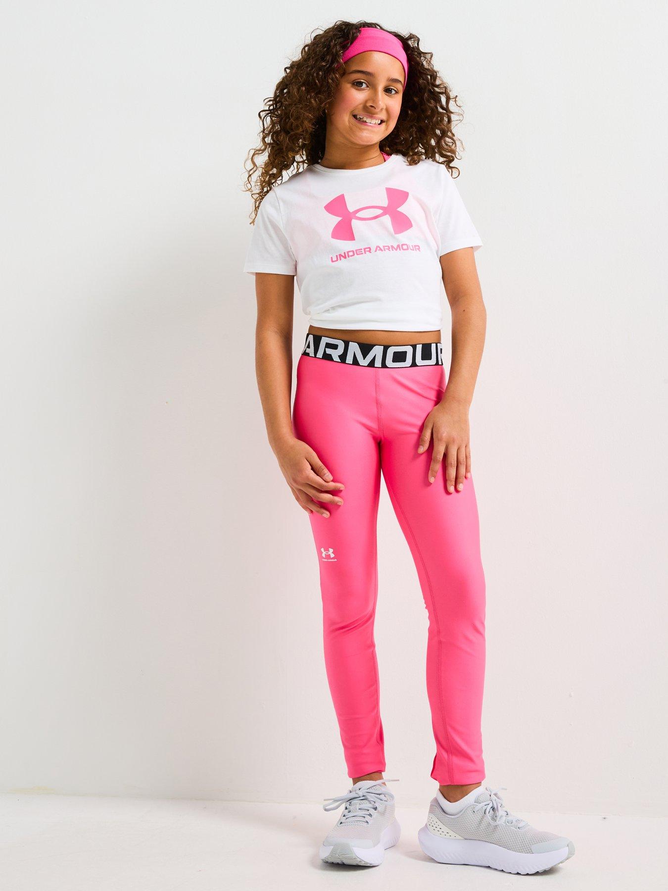  image of under-armour-junior-girls-big-logo-t-shirt-white
