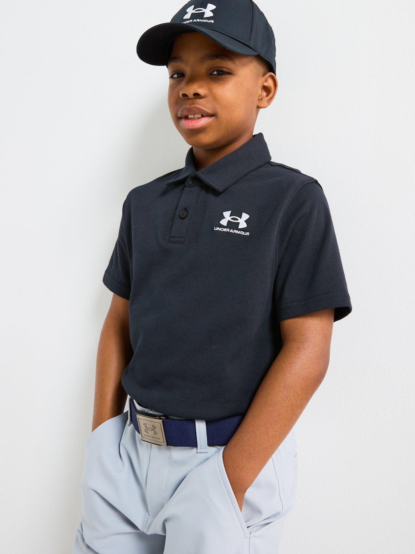 undefined Junior Boys Icon Polo - Black