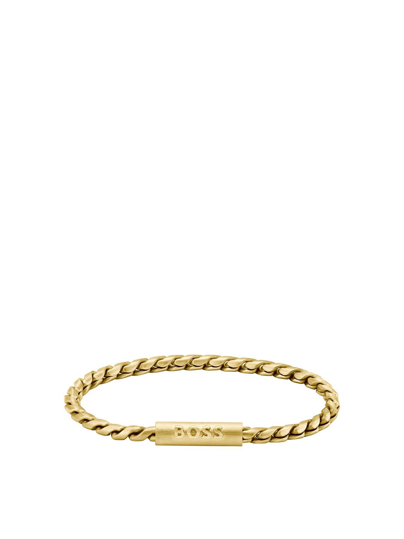 Image 1 of 5 of BOSS Doran Men's Bracelet Gold