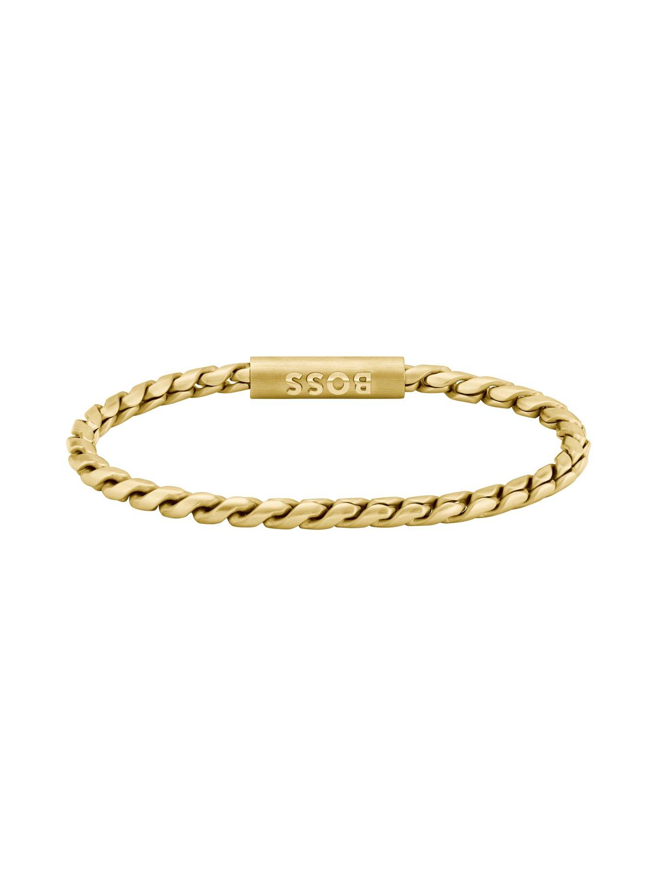 Image 2 of 5 of BOSS Doran Men's Bracelet Gold