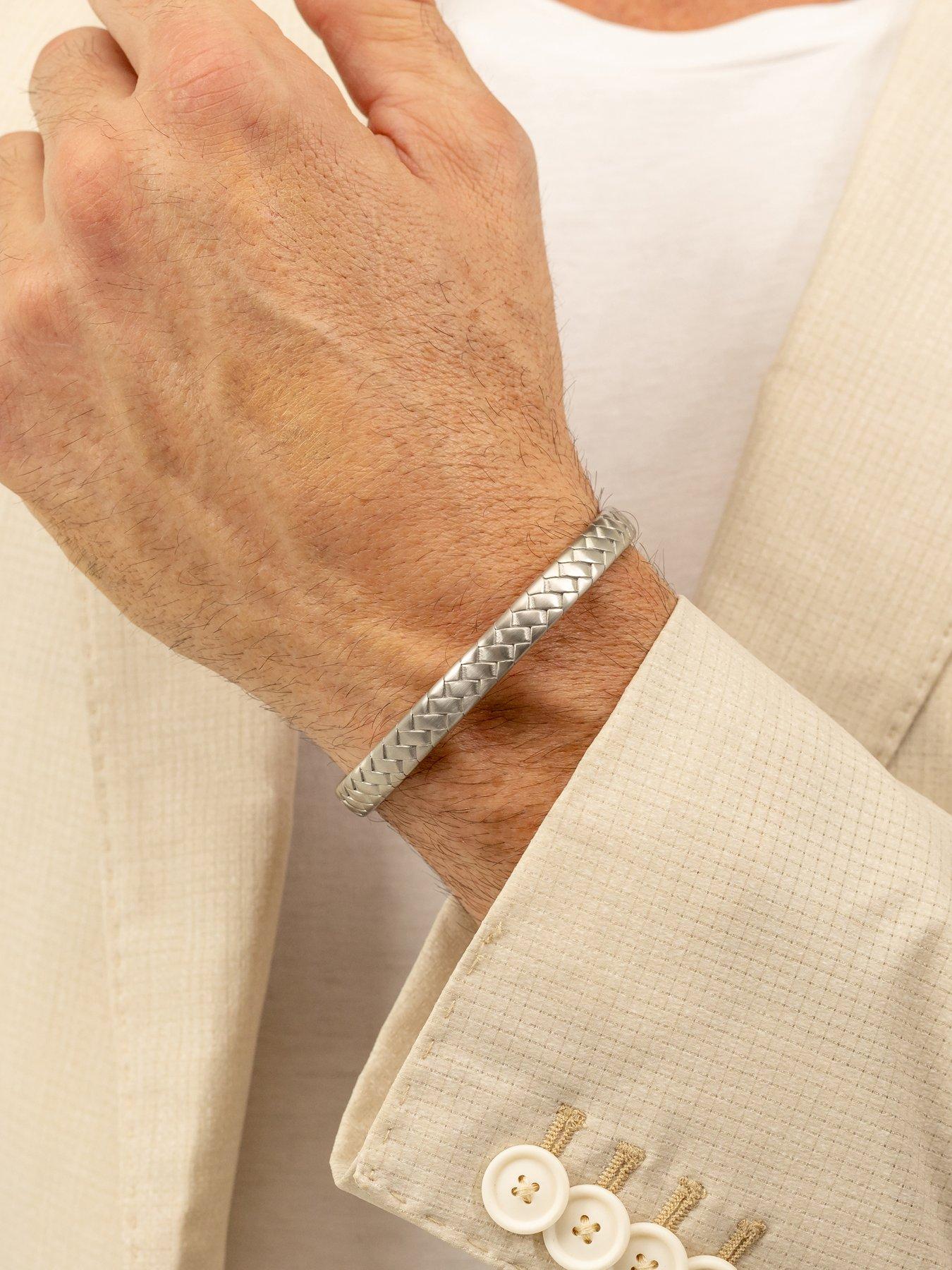 Image 4 of 6 of BOSS Tailored Men's Bracelet Silver