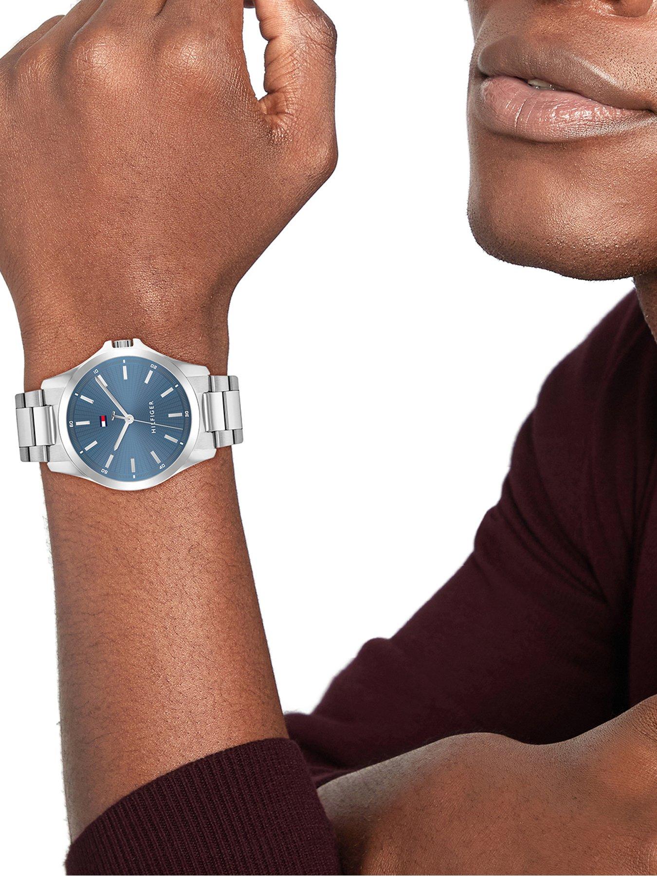  image of tommy-hilfiger-bruce-mens-watch-blue