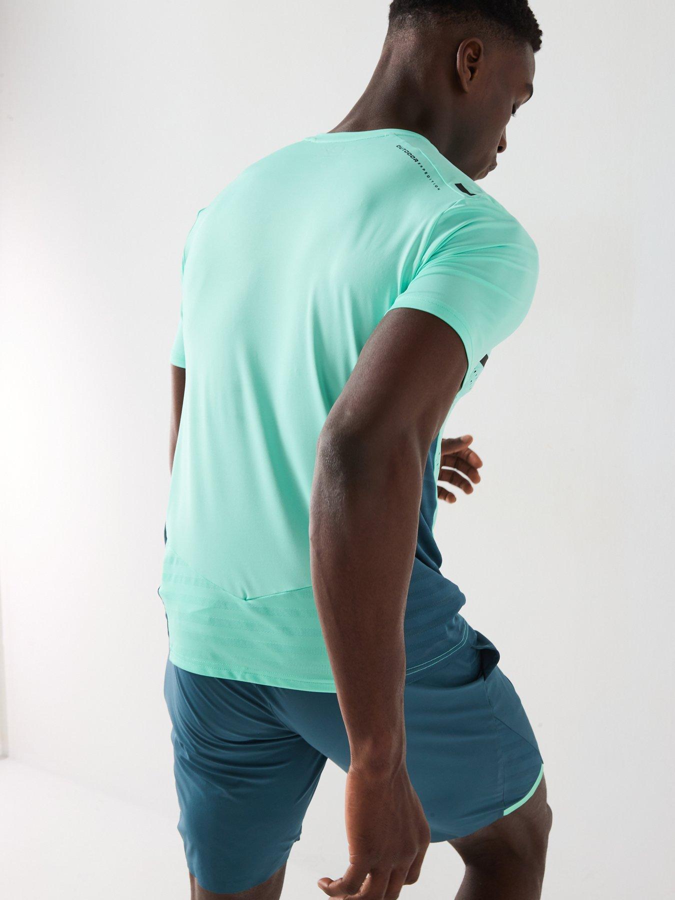  image of oex-mens-flash-tee-shirt-mint-green