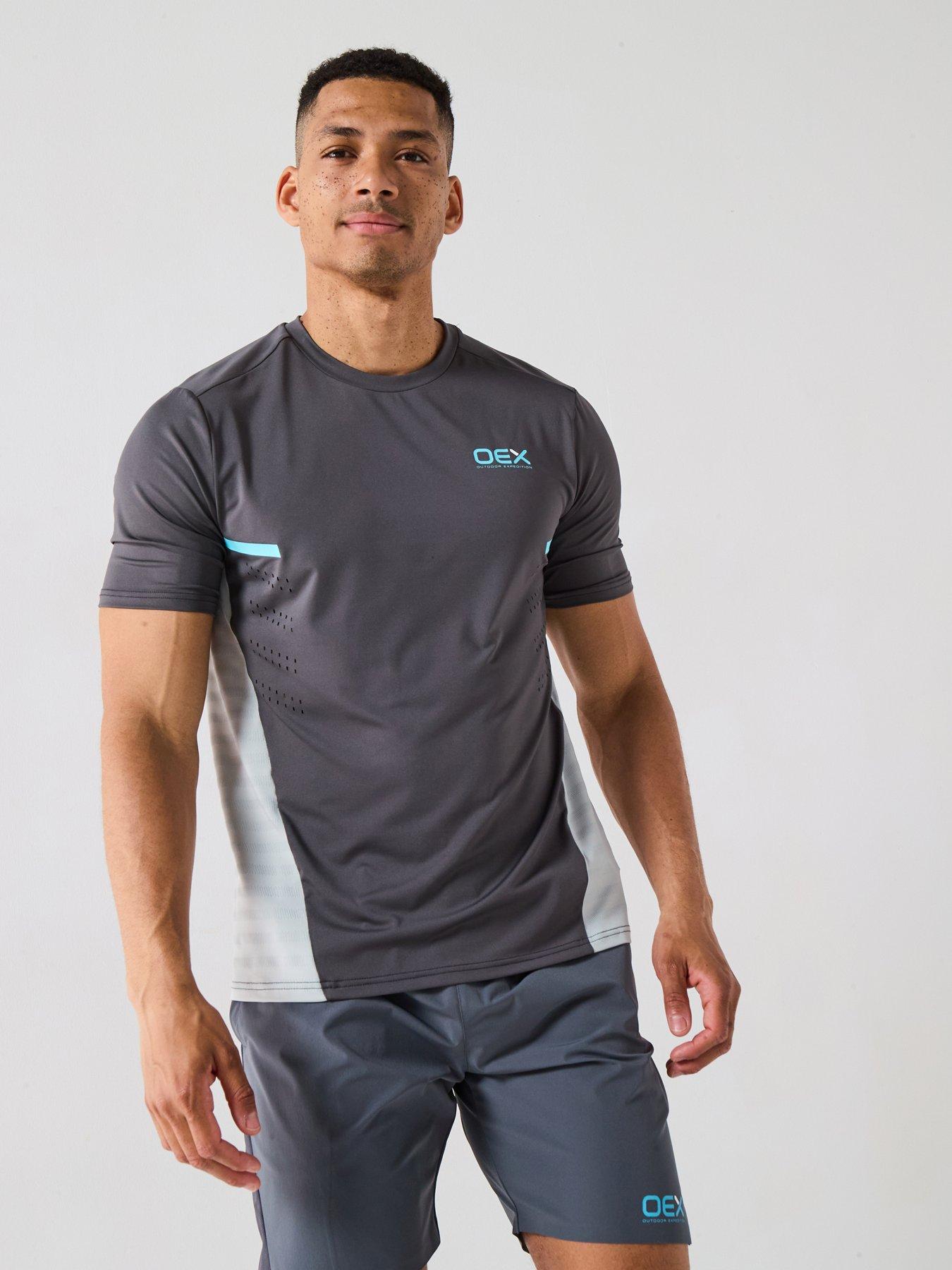 undefined Mens Flash Tee Shirt - Charcoal