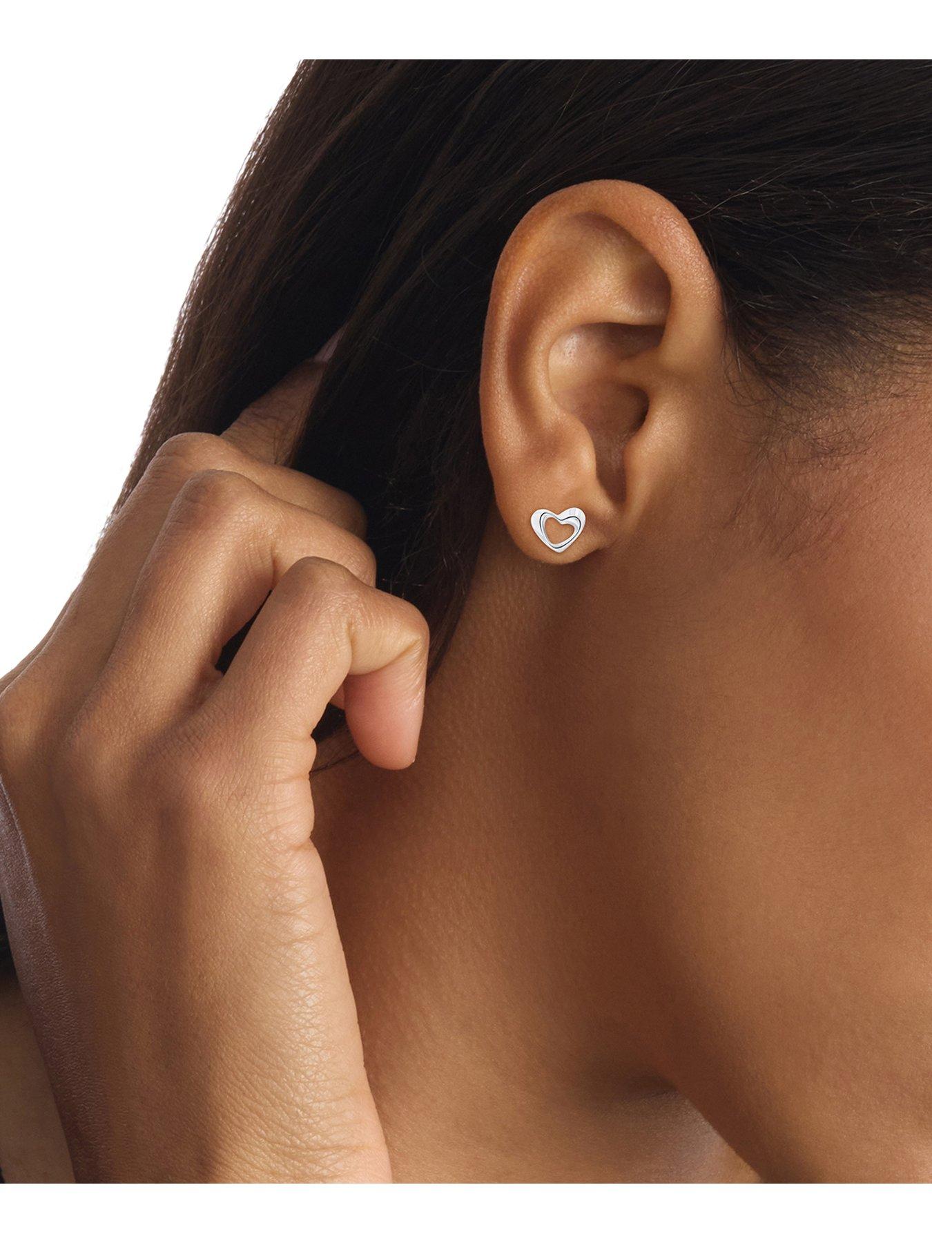 Image 3 of 4 of Calvin Klein Enchanting Ladies Earrings SILVER