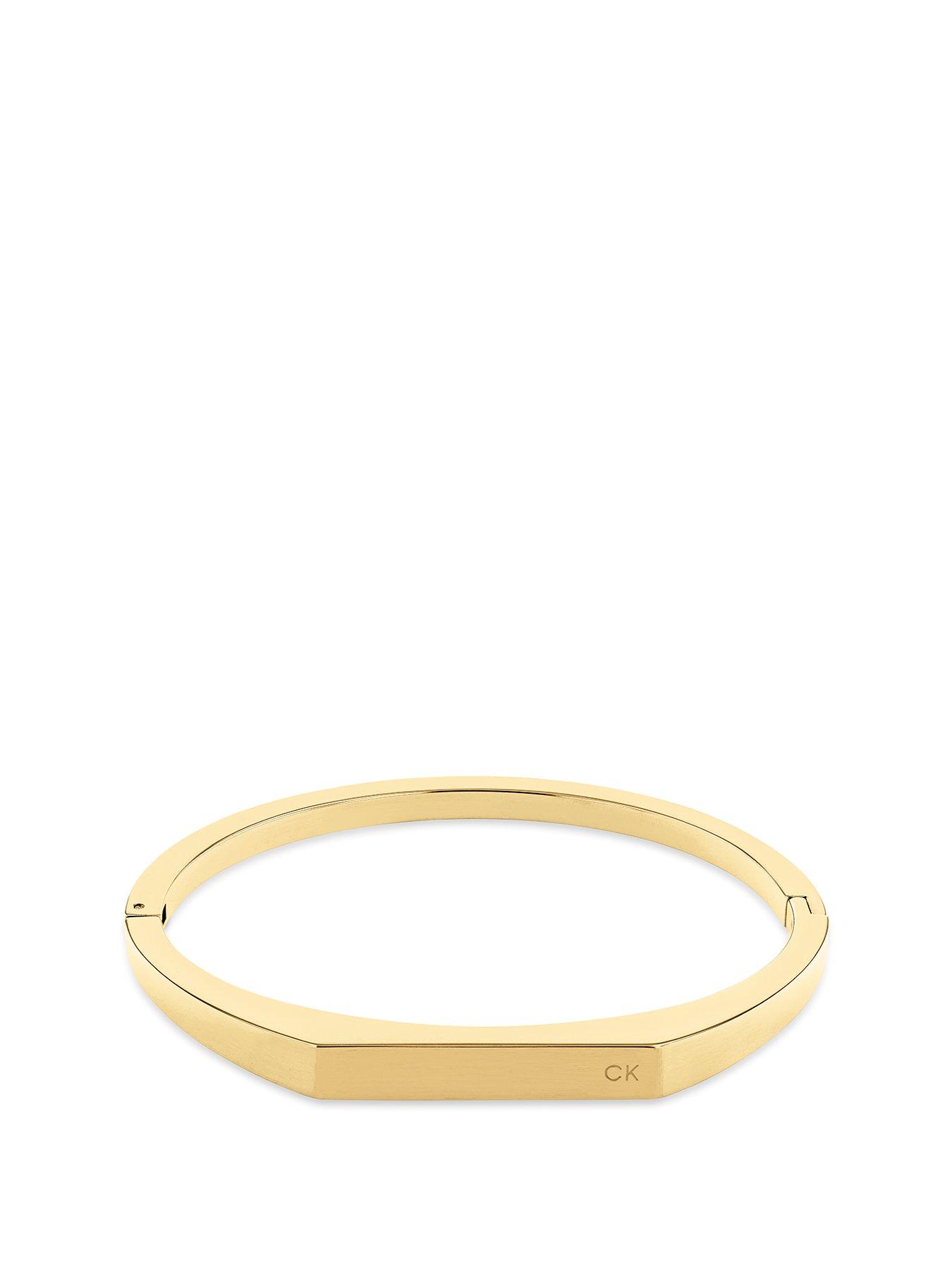 calvin-klein-faceted-bar-ladies-bracelet-gold