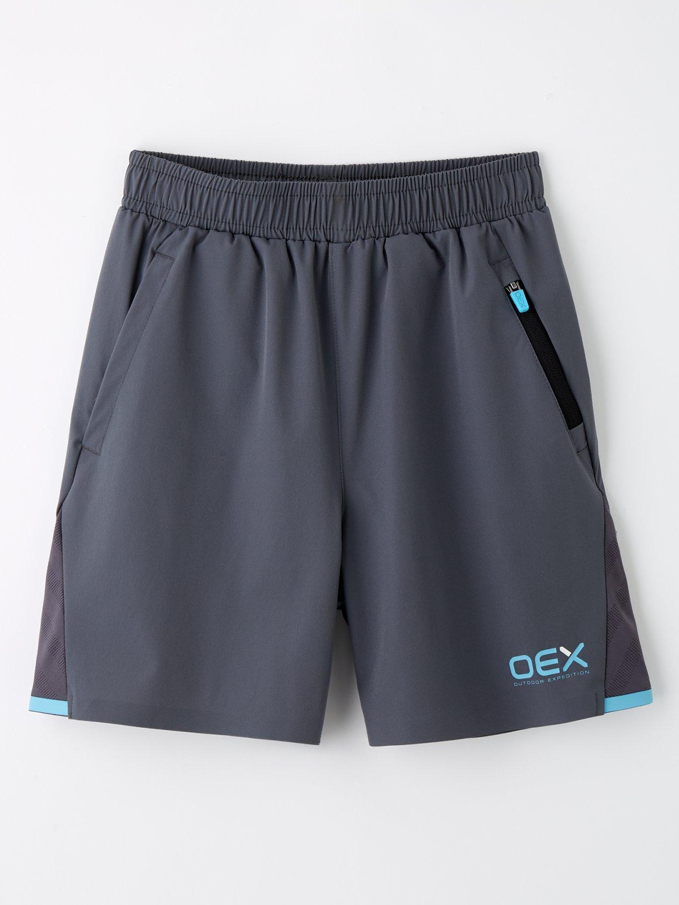 oex-junior-dyno-short-charcoal-grey