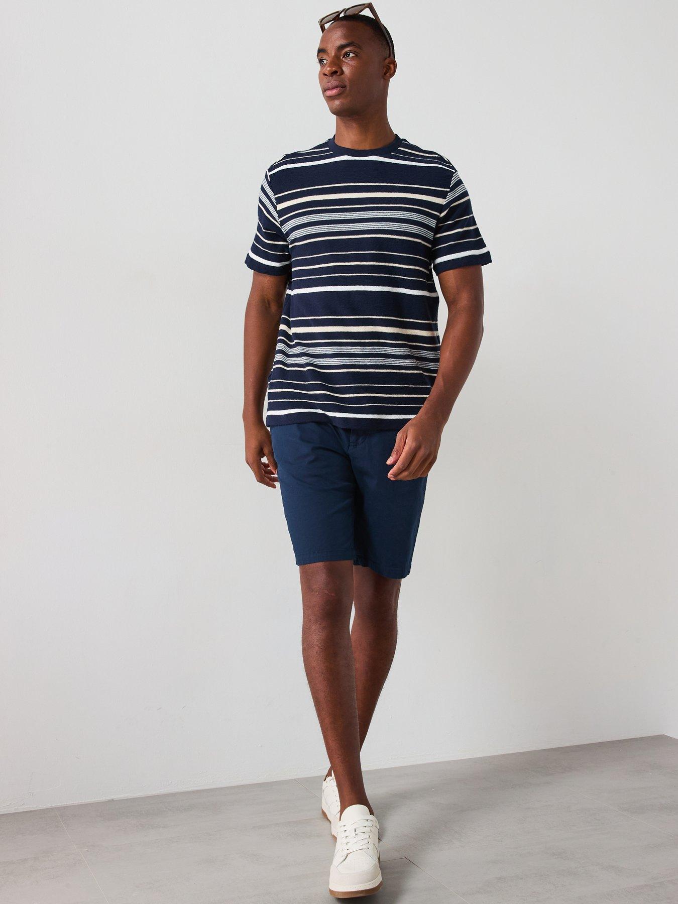 Image 3 of 4 of Mango Gracia Casual Chino Shorts - Navy