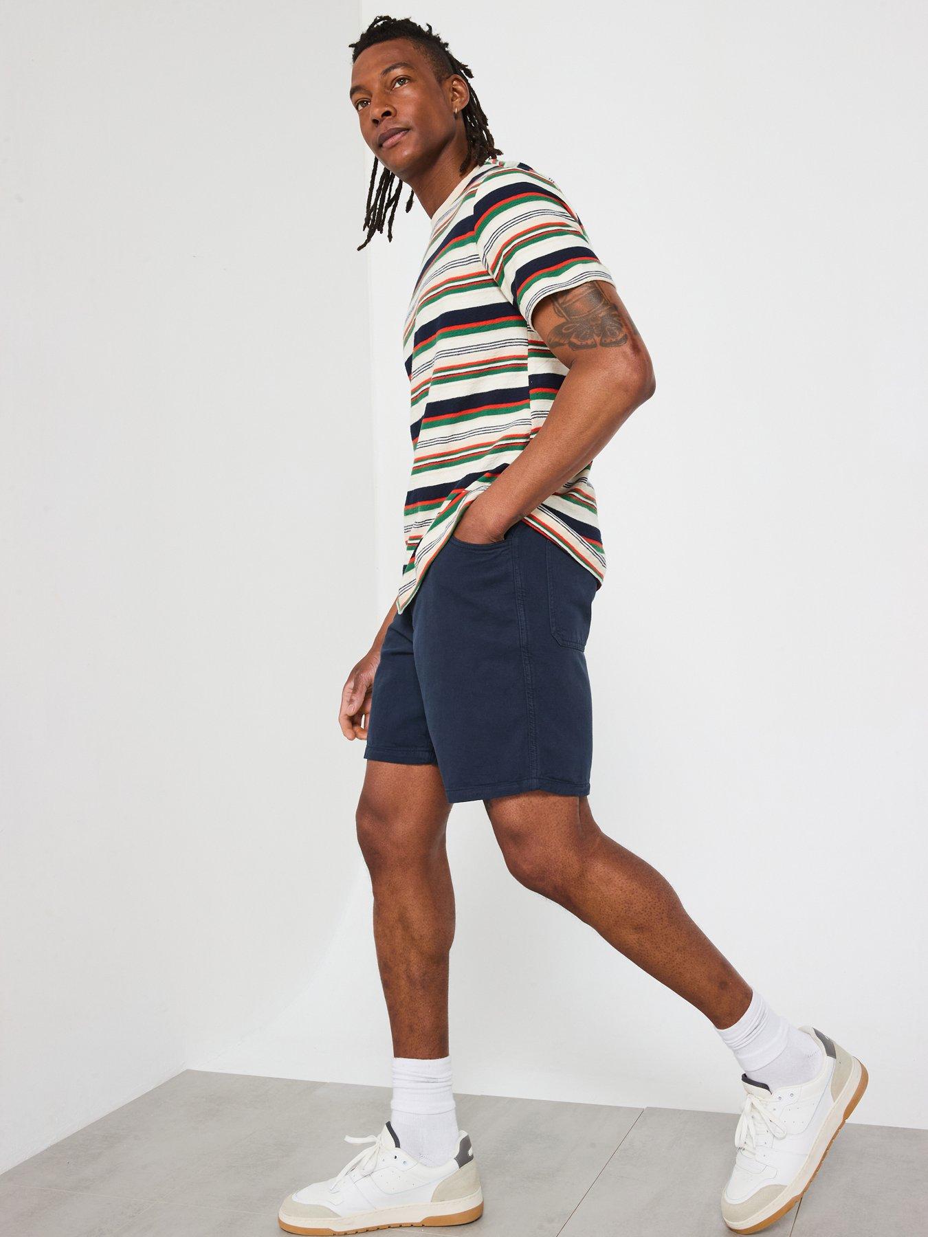  image of mango-jayb-casual-twill-shorts-navy