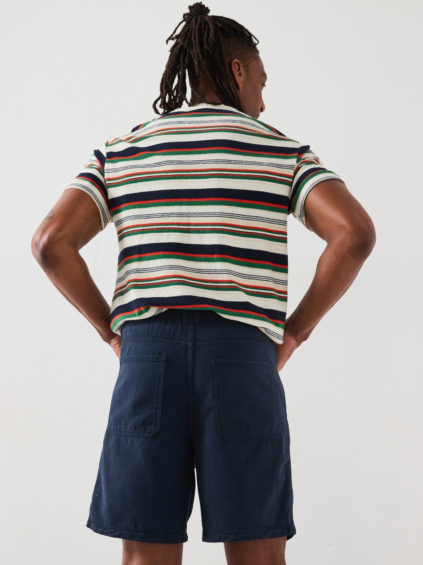  image of mango-jayb-casual-twill-shorts-navy
