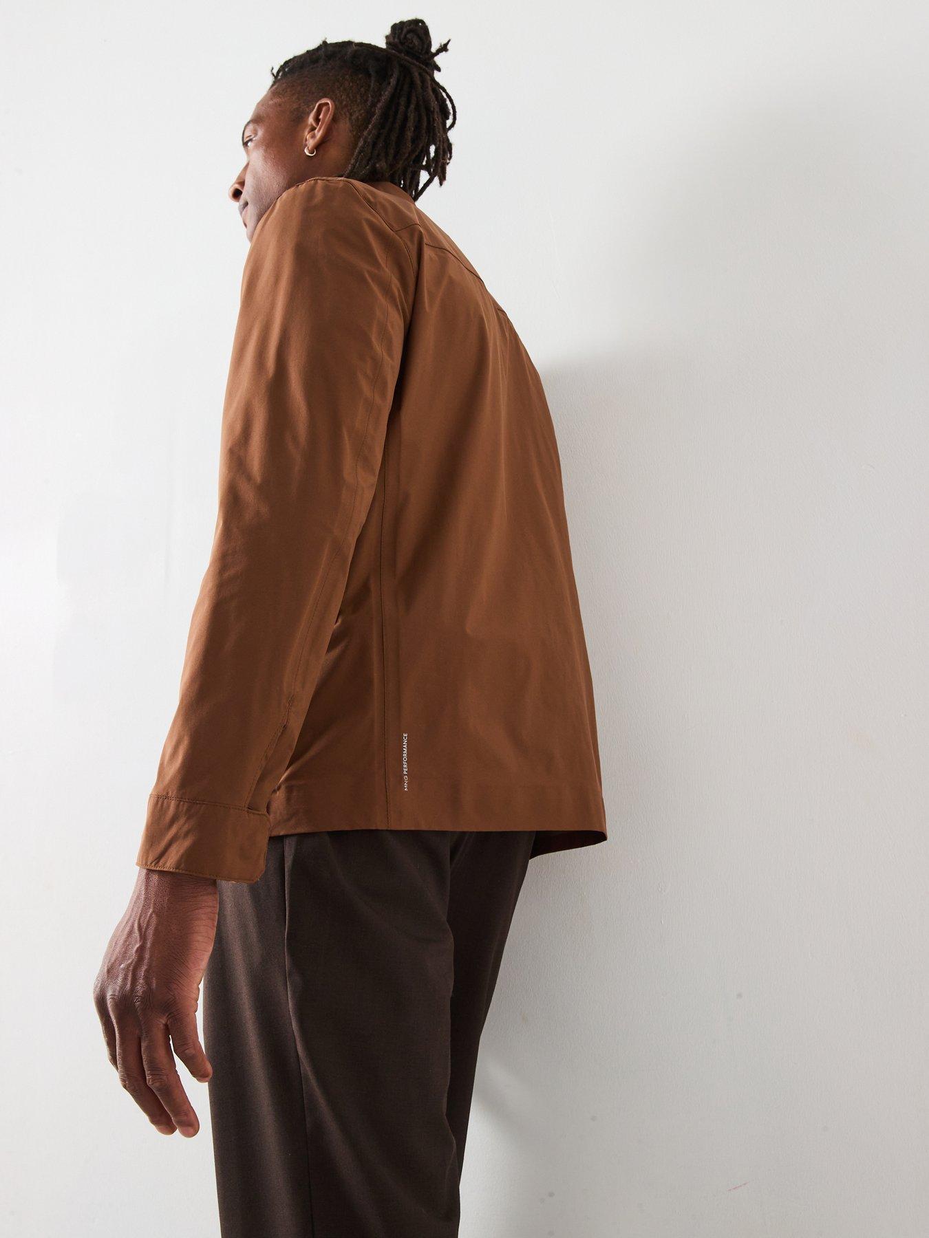  image of mango-due-performance-lightweight-jacket-burnt-orange