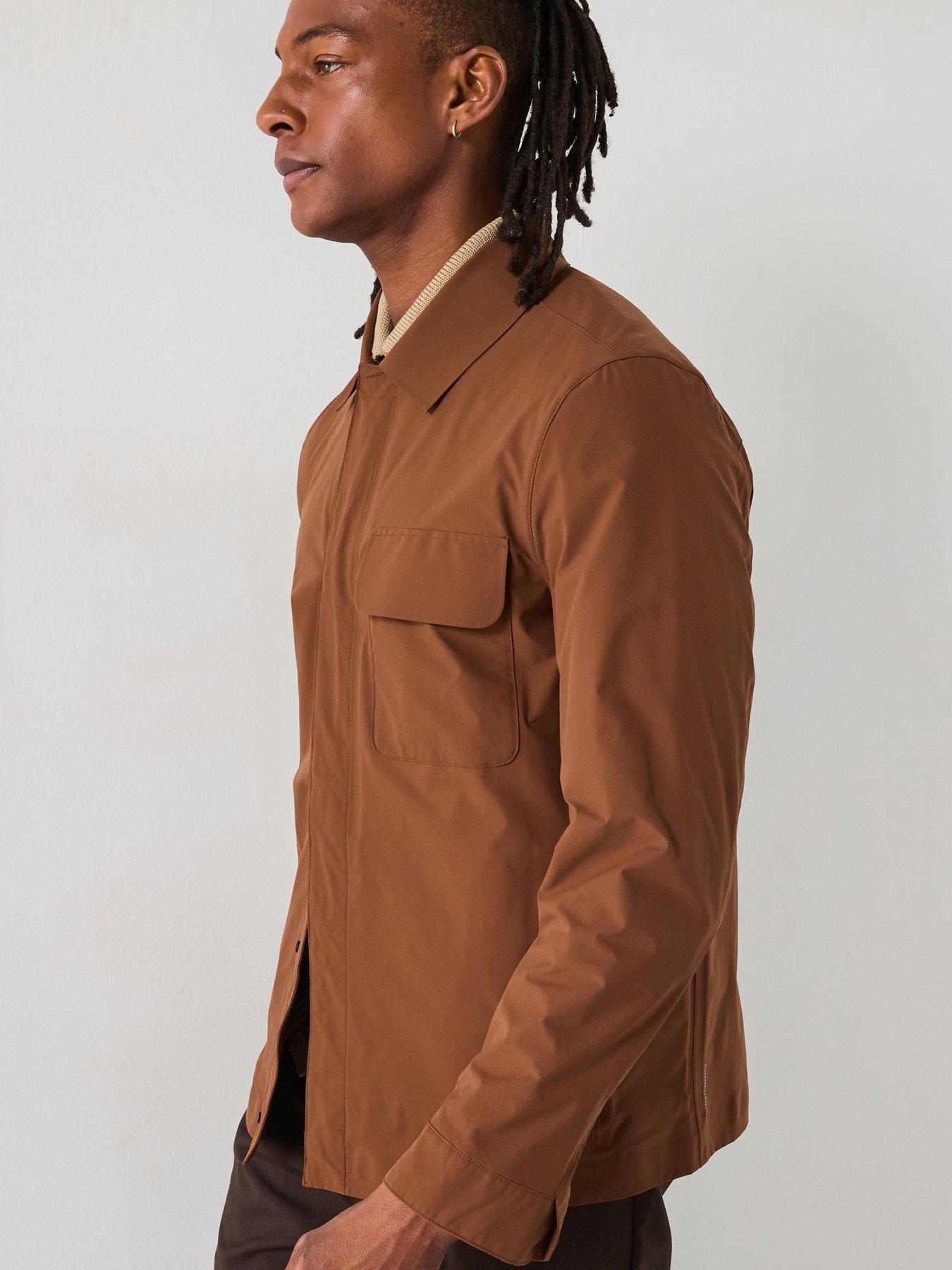  image of mango-due-performance-lightweight-jacket-burnt-orange