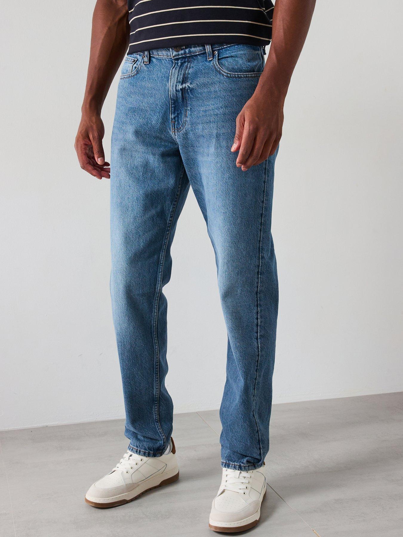 Mango Bob Regular Fit Jeans - Blue | Littlewoods