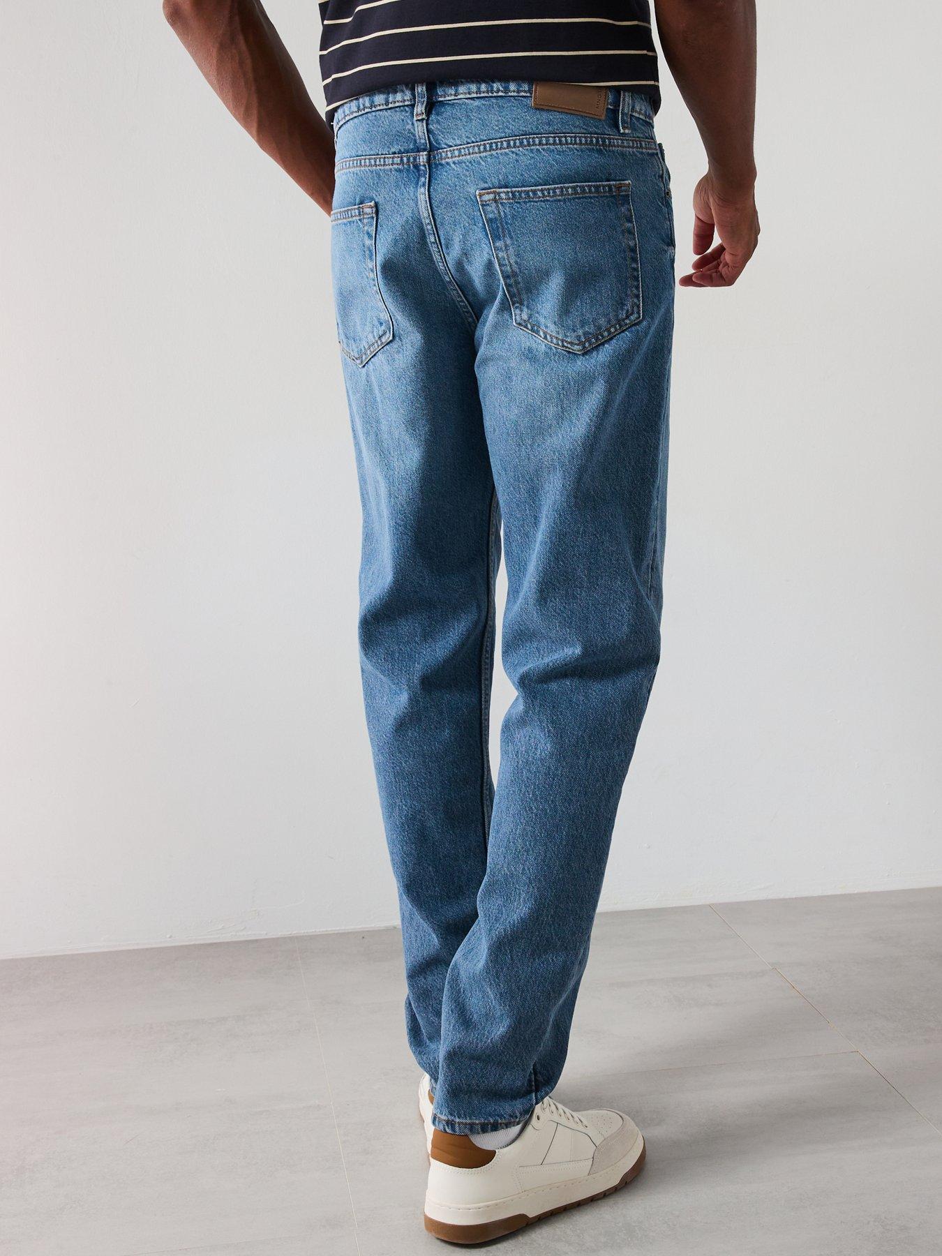 Mango Bob Regular Fit Jeans - Blue | Littlewoods