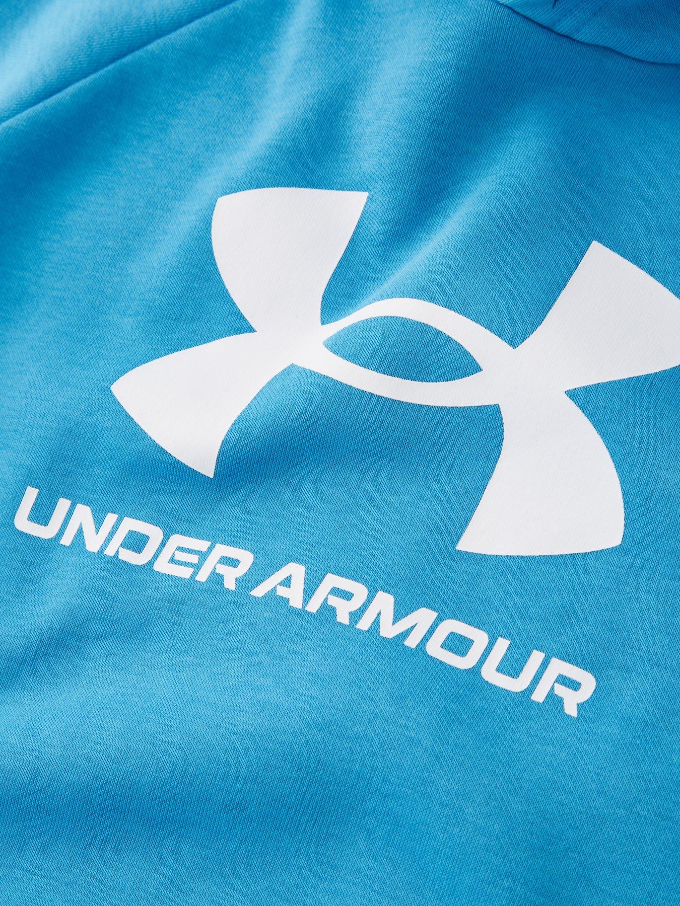  image of under-armour-junior-boys-rival-fleece-hoodie-blue