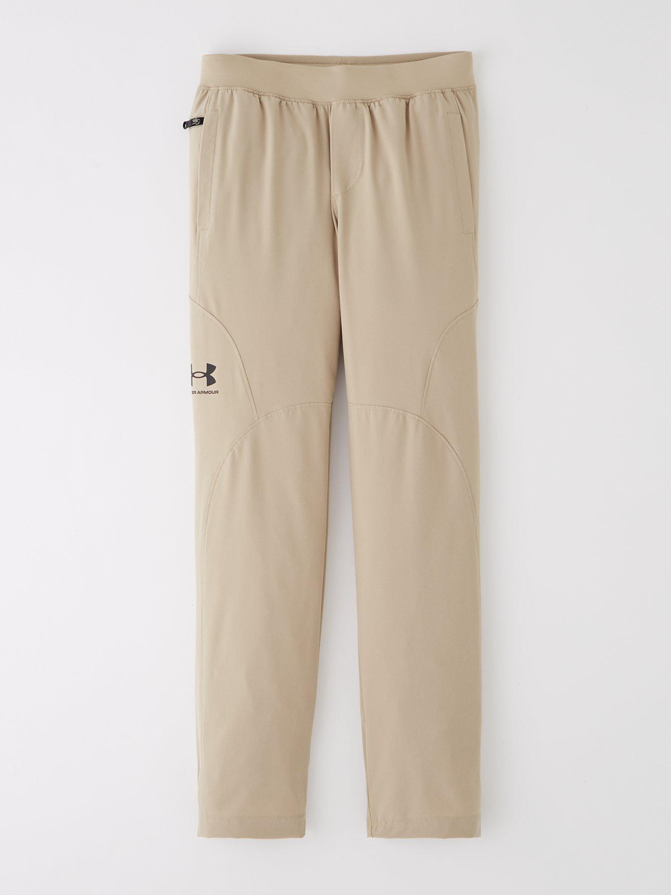  image of under-armour-junior-boys-unstoppable-tapered-pants-green