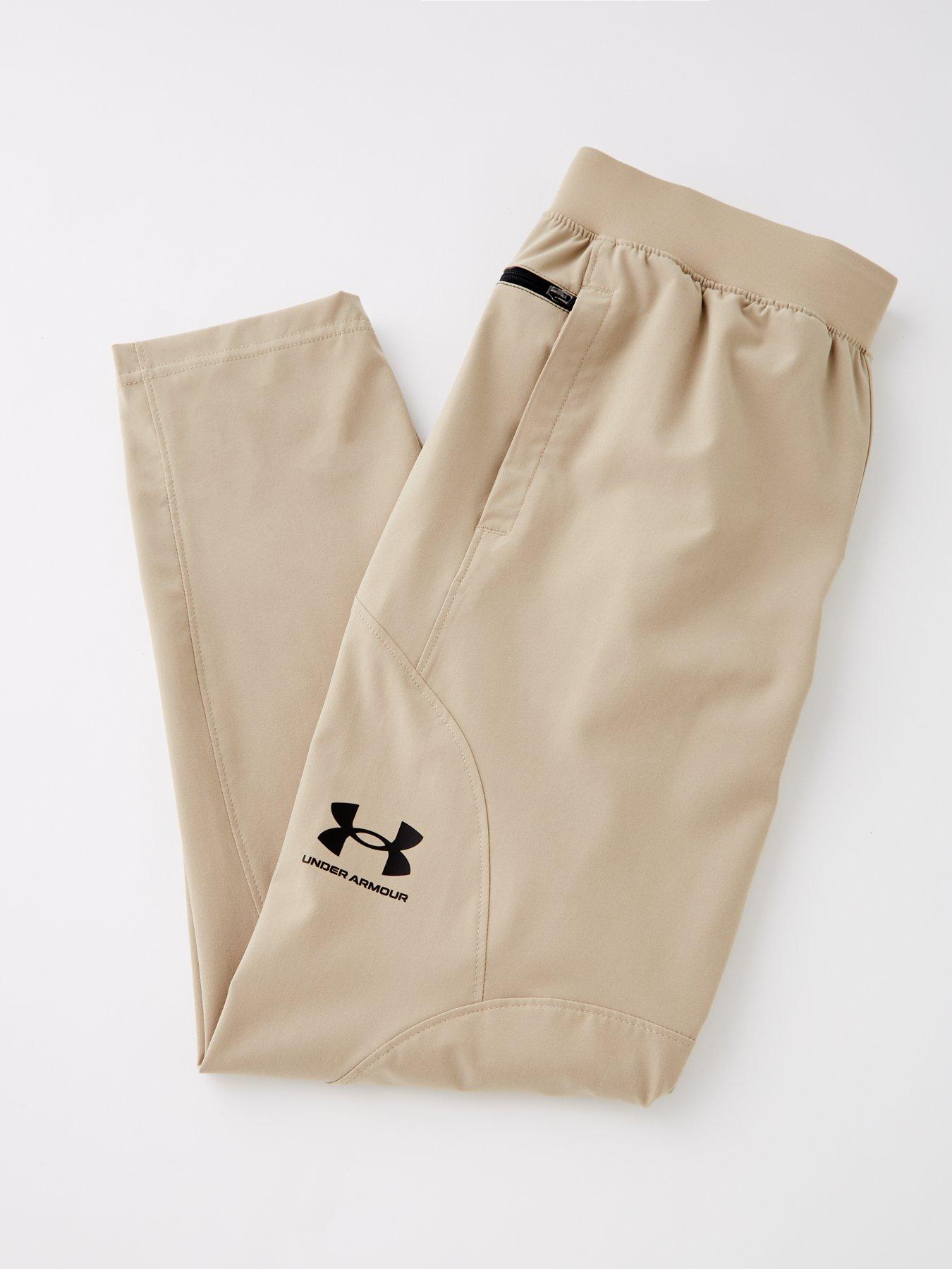  image of under-armour-junior-boys-unstoppable-tapered-pants-green
