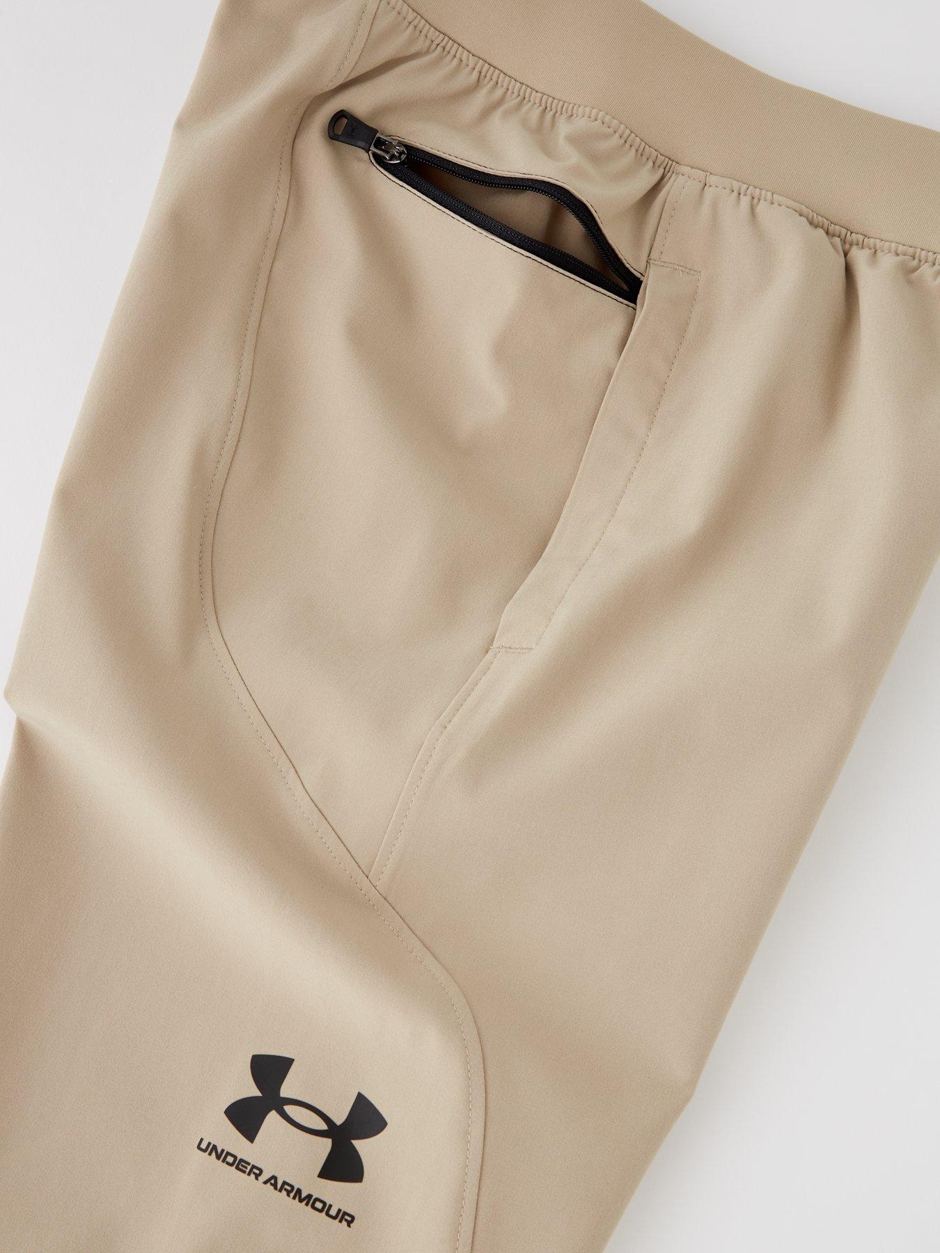  image of under-armour-junior-boys-unstoppable-tapered-pants-green