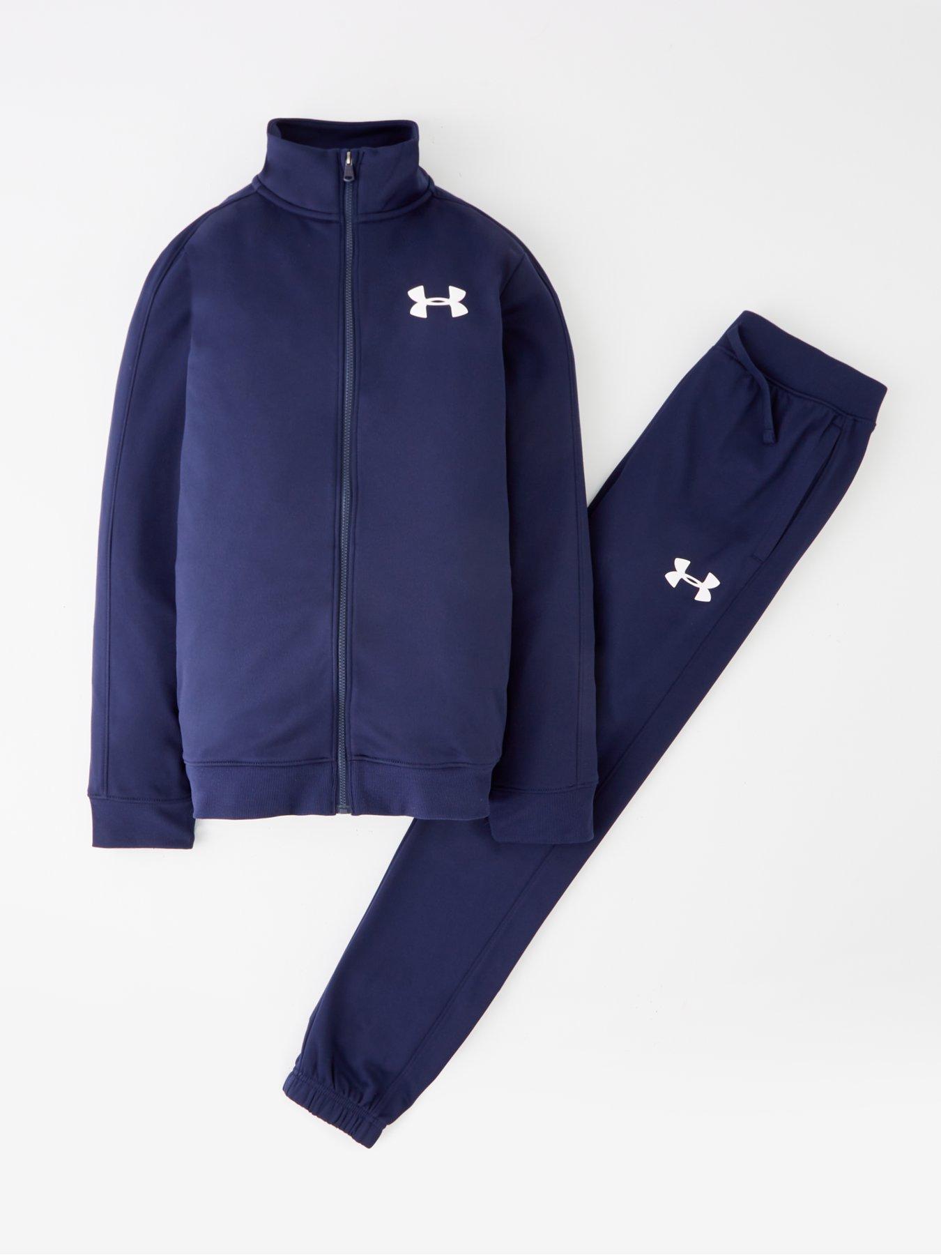 Image 6 of 6 of UNDER ARMOUR Junior Boys Rival 2-Piece Full-Zip Tracksuit Set - Navy