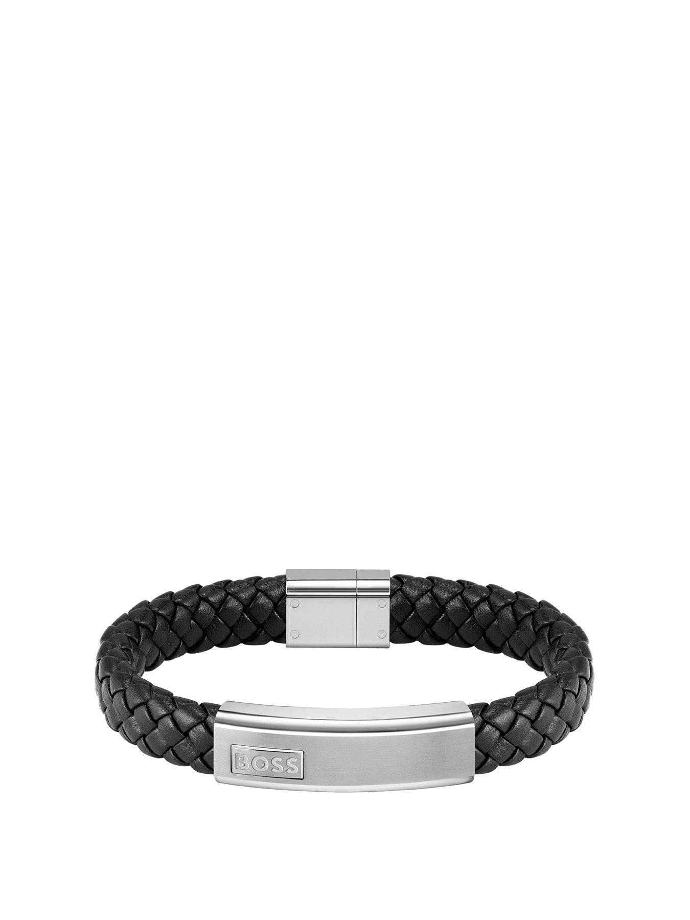 Image 1 of 3 of BOSS Landar Men's Bracelet Silver