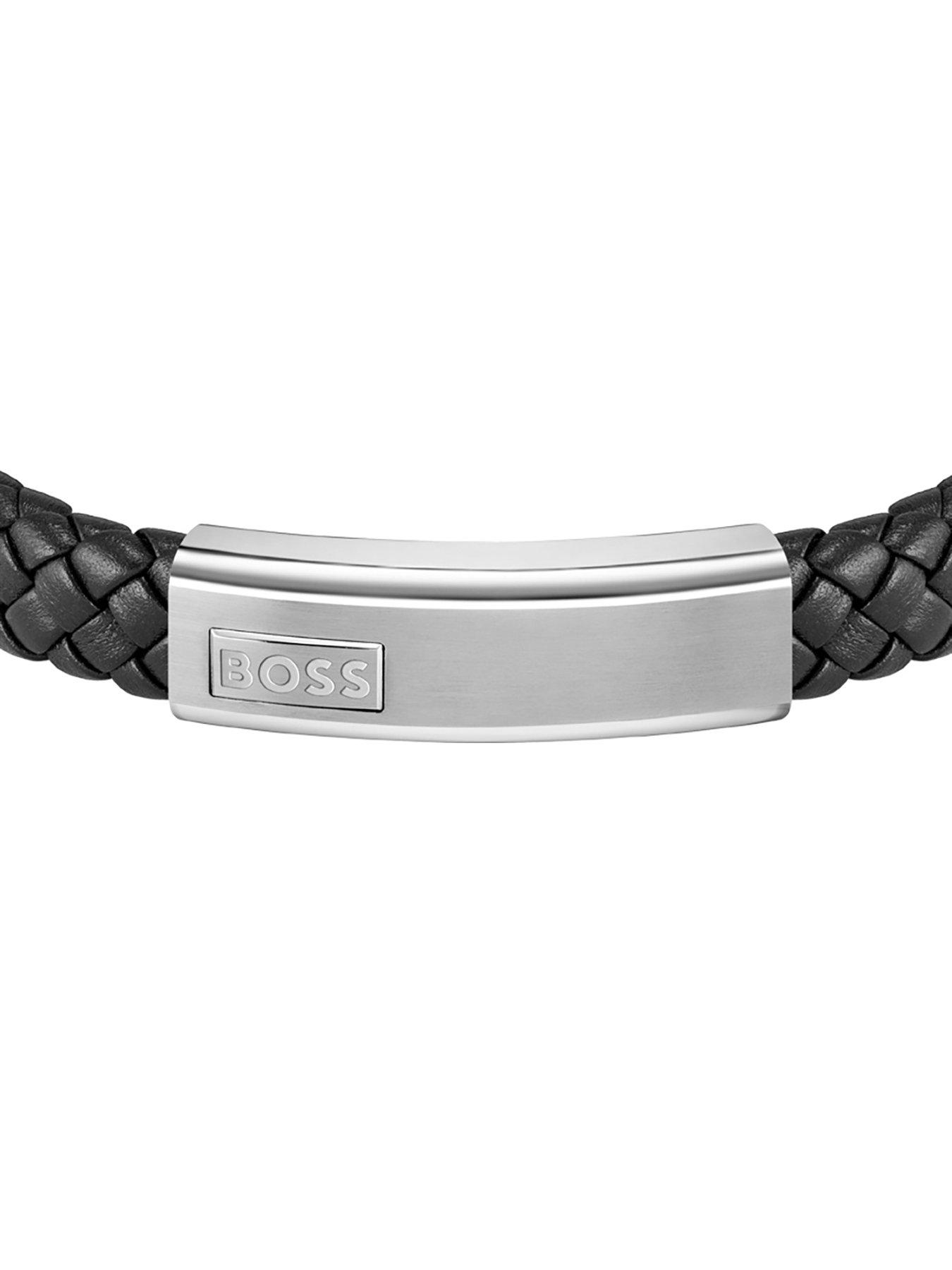 Image 2 of 3 of BOSS Landar Men's Bracelet Silver
