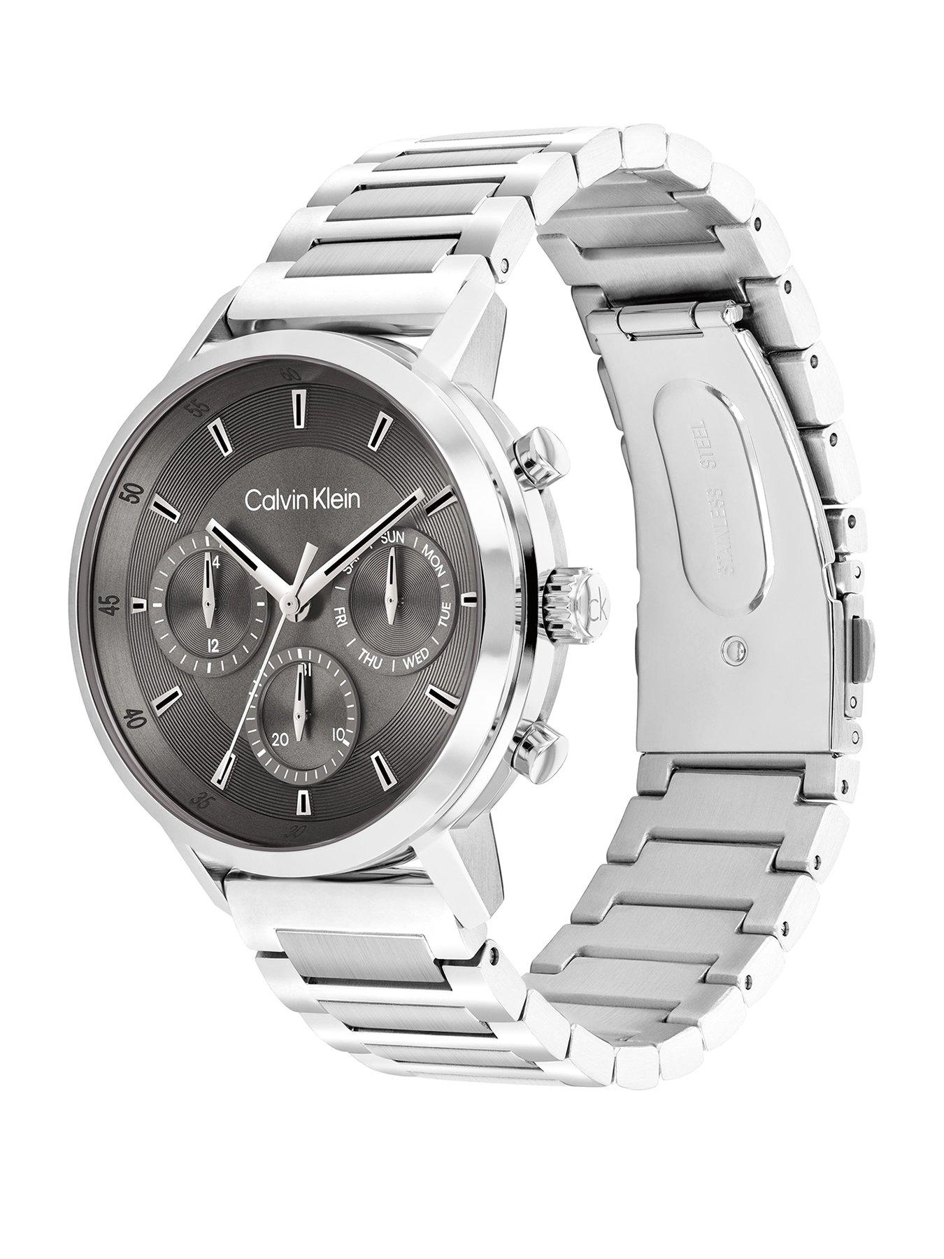  image of calvin-klein-gauge-mens-watch-grey