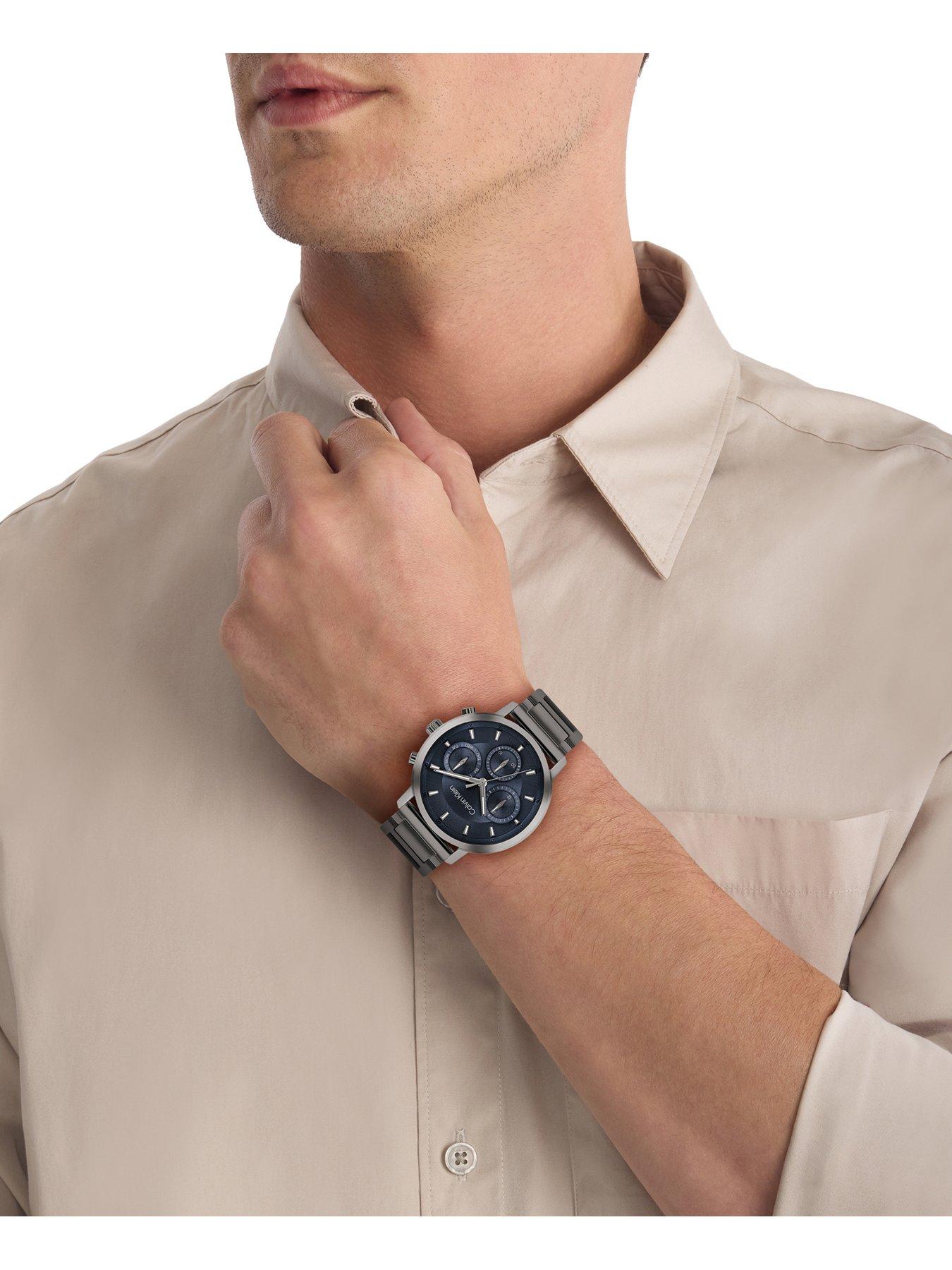Image 4 of 5 of Calvin Klein Gauge Men's Watch Blue