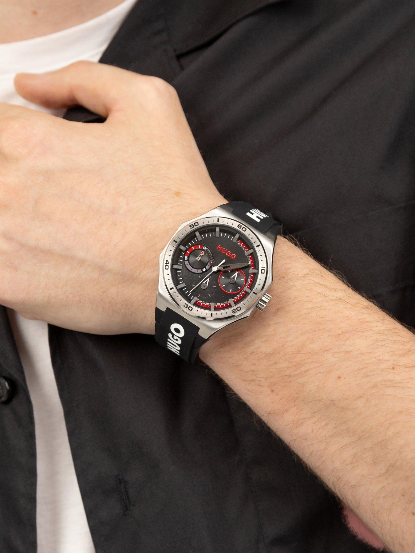 Image 4 of 6 of HUGO Sport Black Grail Watch