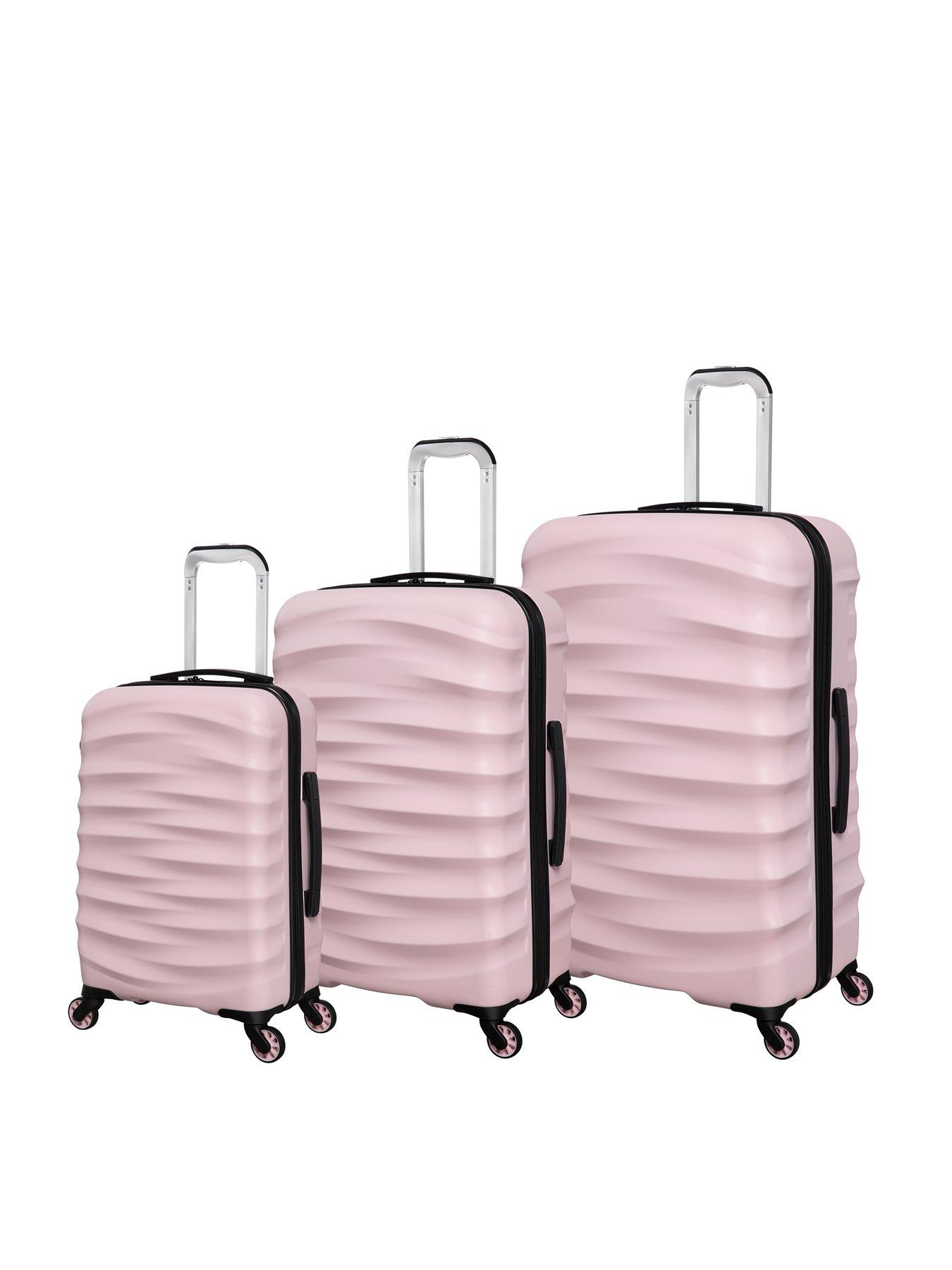 Image 3 of 7 of it Luggage Pink Hardshell Suitcase - Medium