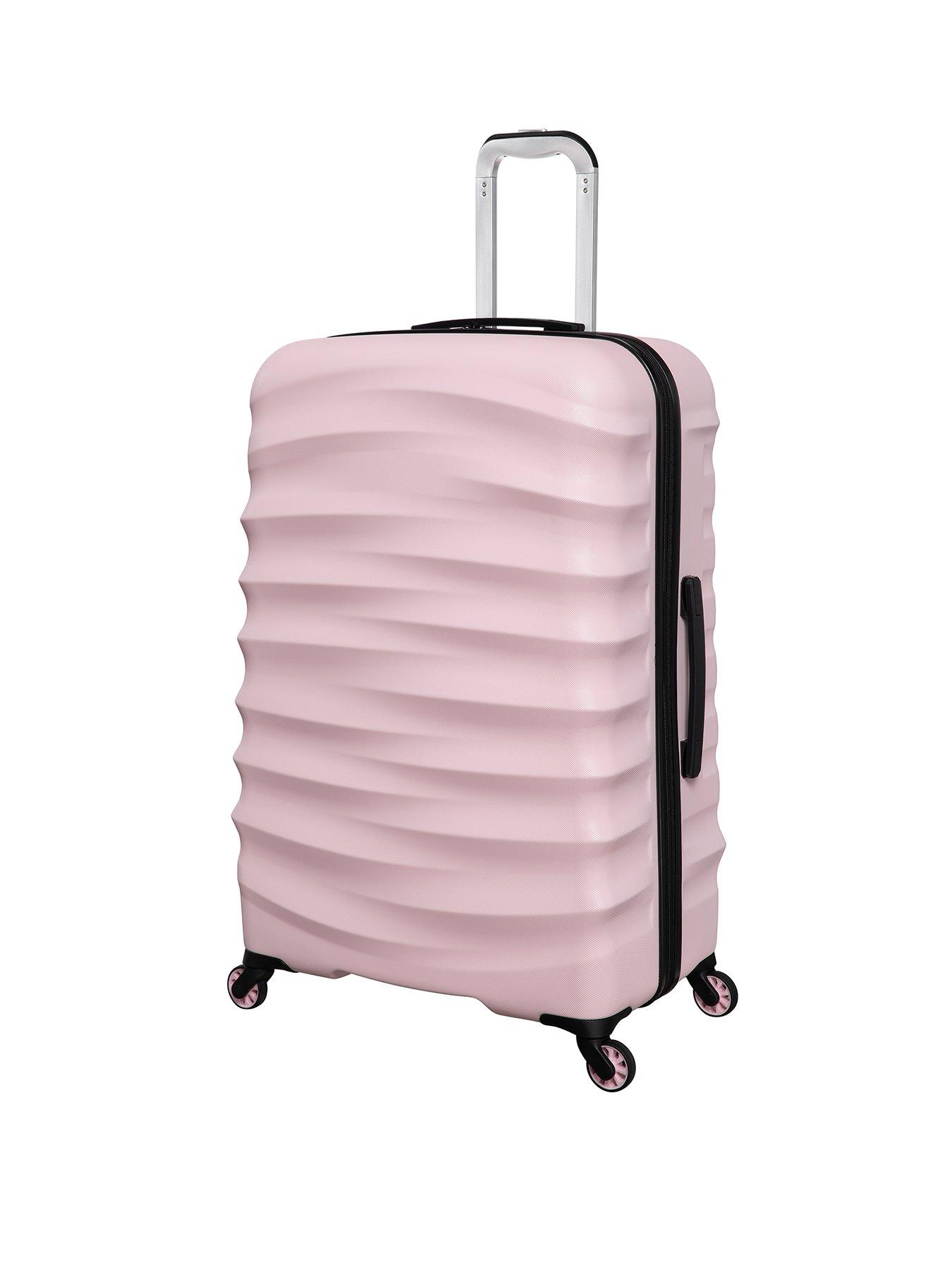 Image 1 of 7 of it Luggage Pink Hardshell Suitcase - Large