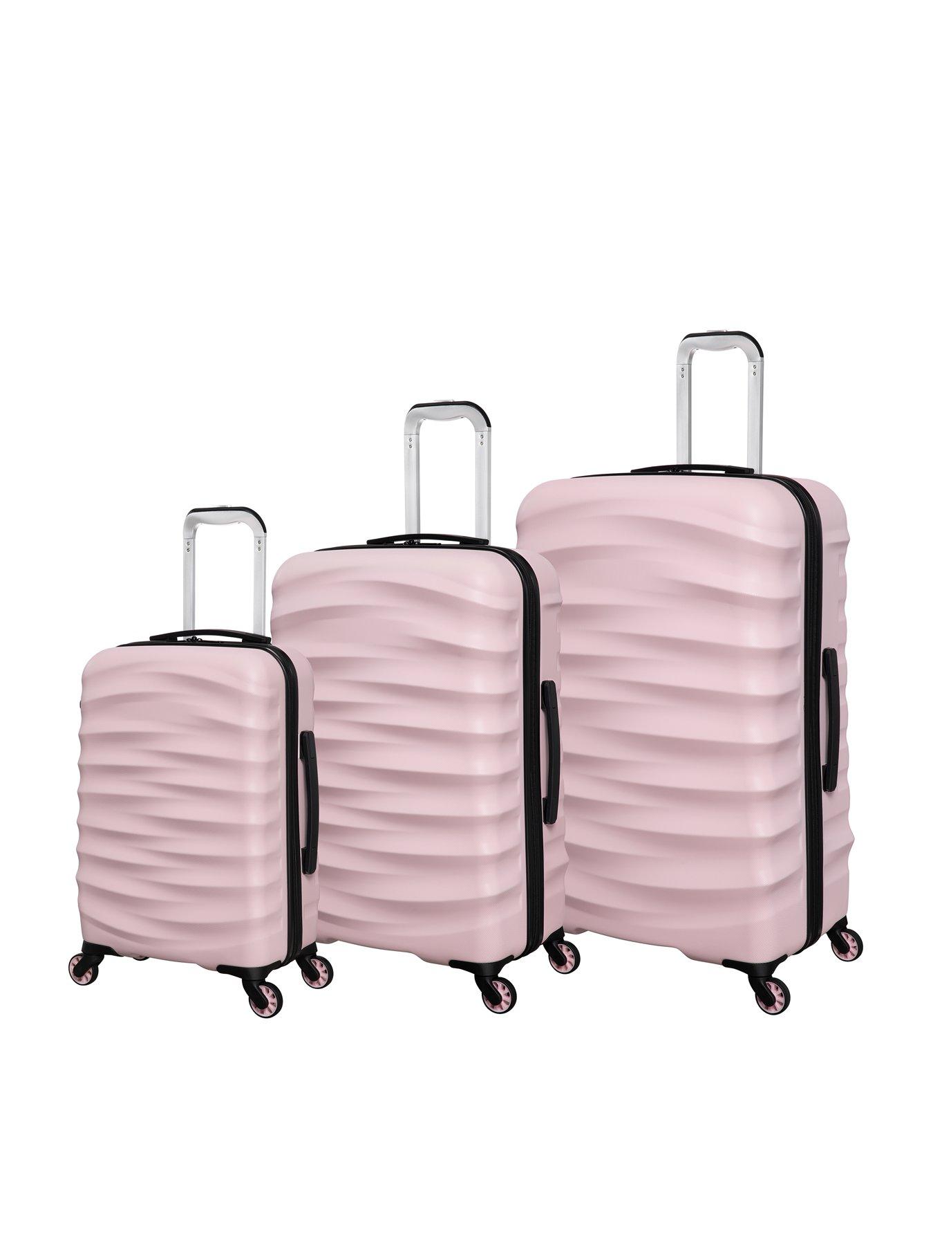 Image 3 of 7 of it Luggage Pink Hardshell Suitcase - Large