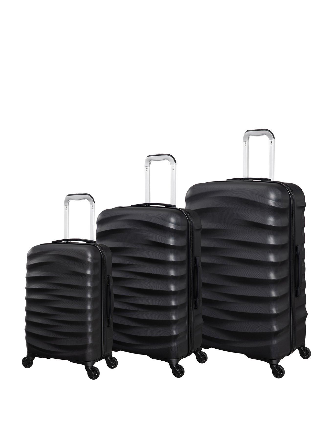 stillFront image of it-luggage-black-hardshellnbspsuitcase-cabin