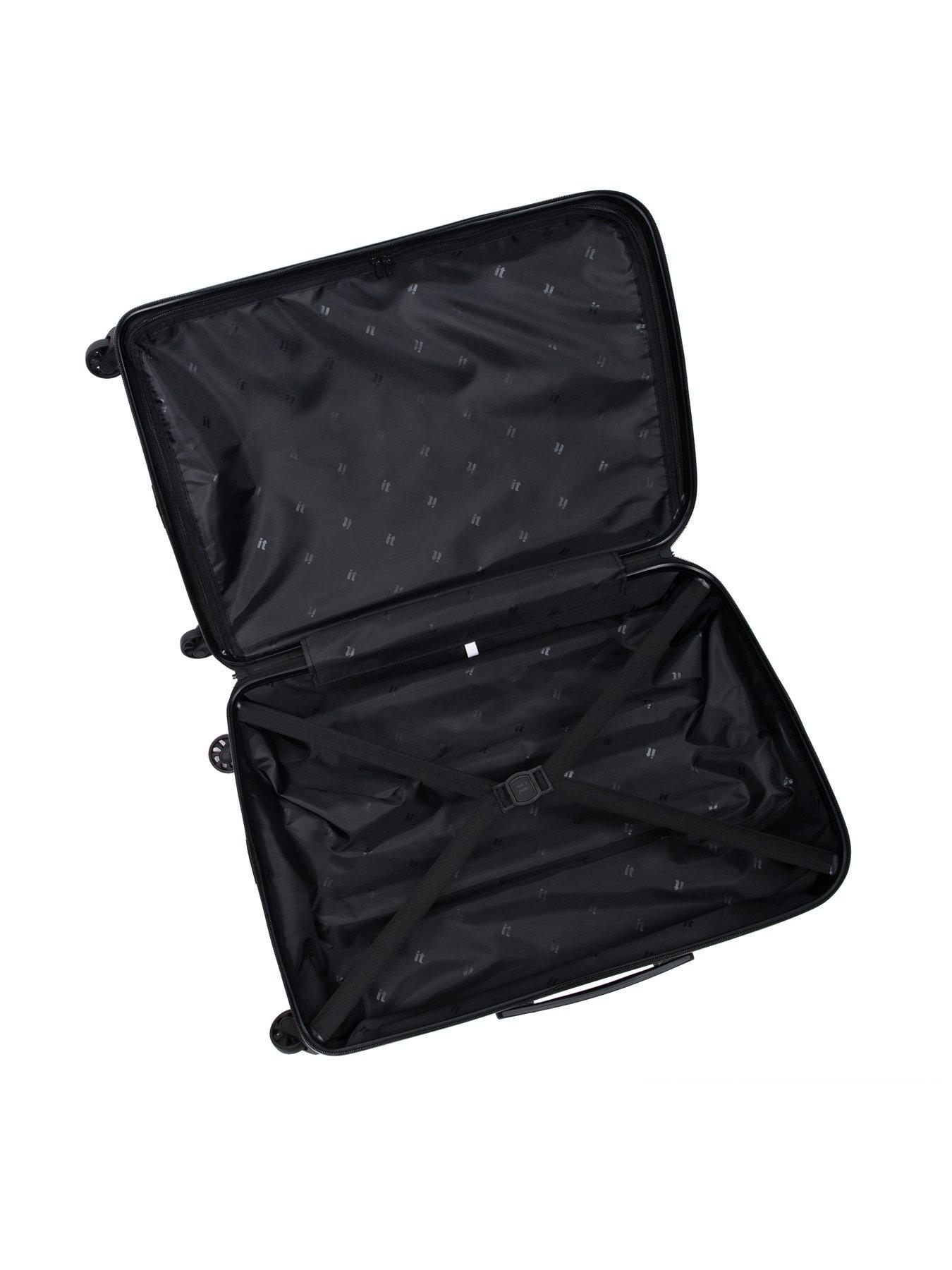  image of it-luggage-black-hardshellnbspsuitcase-cabin