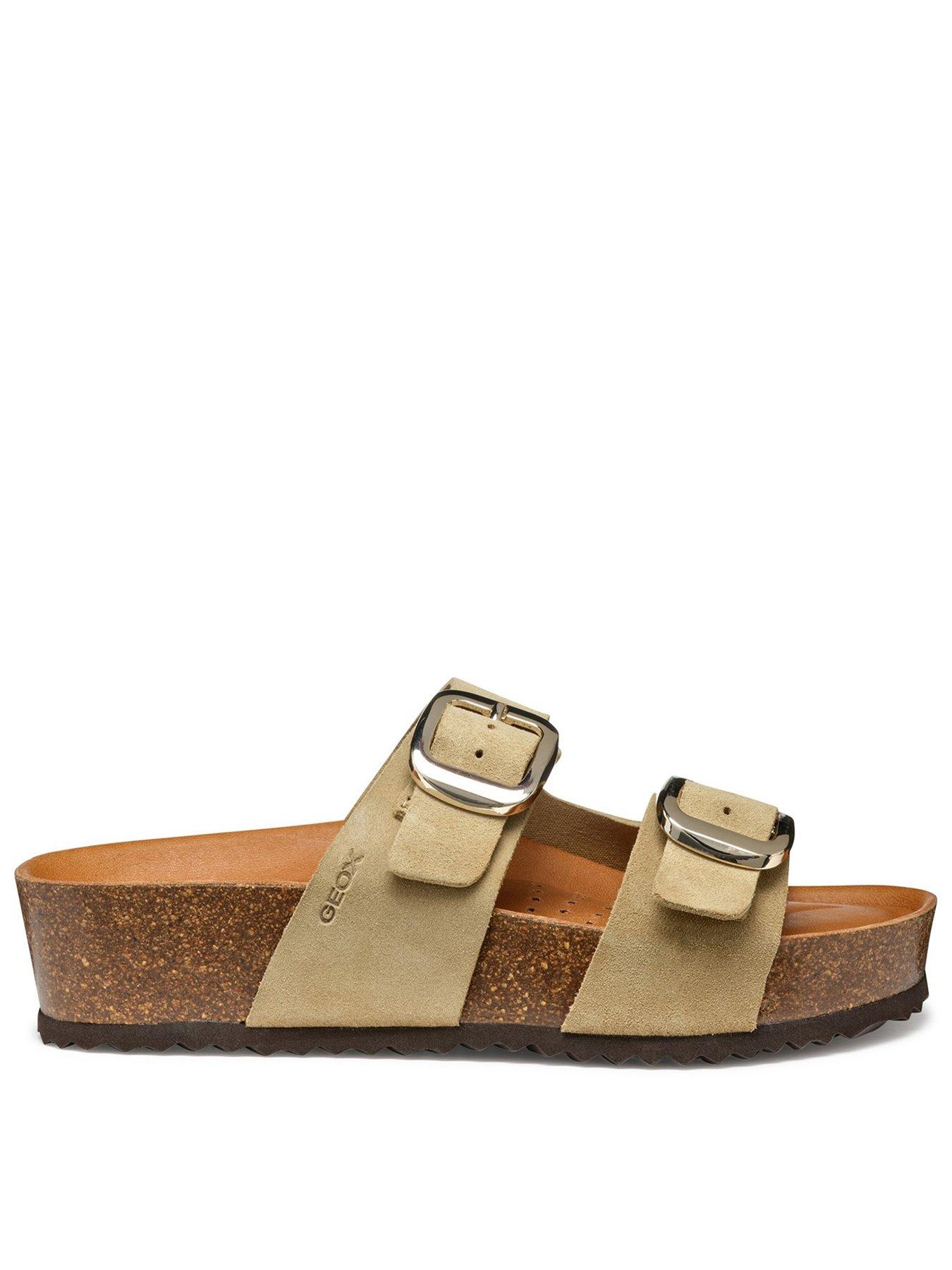 Image 1 of 5 of Geox Brionia Wedge Sandal - Beige