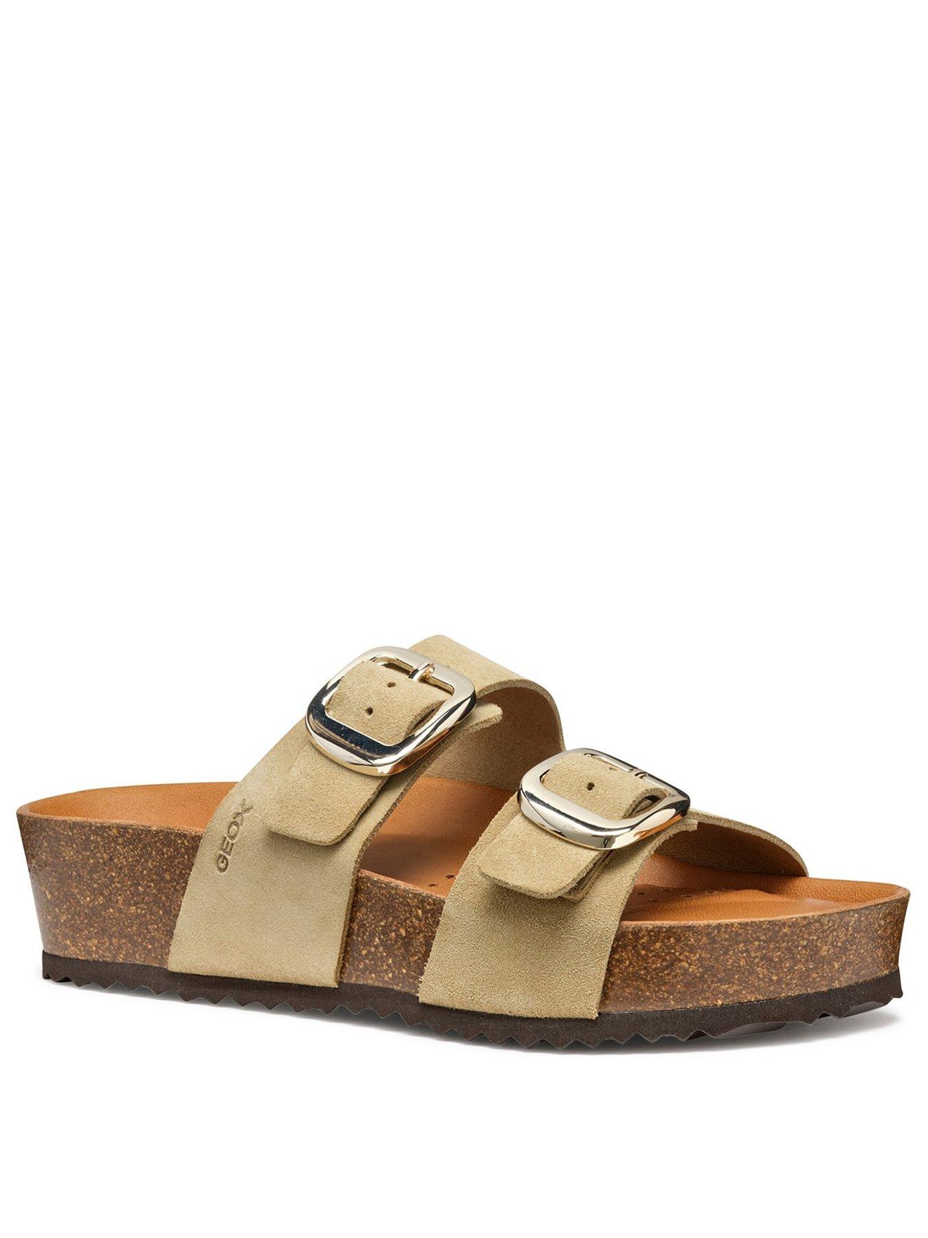 Image 2 of 5 of Geox Brionia Wedge Sandal - Beige