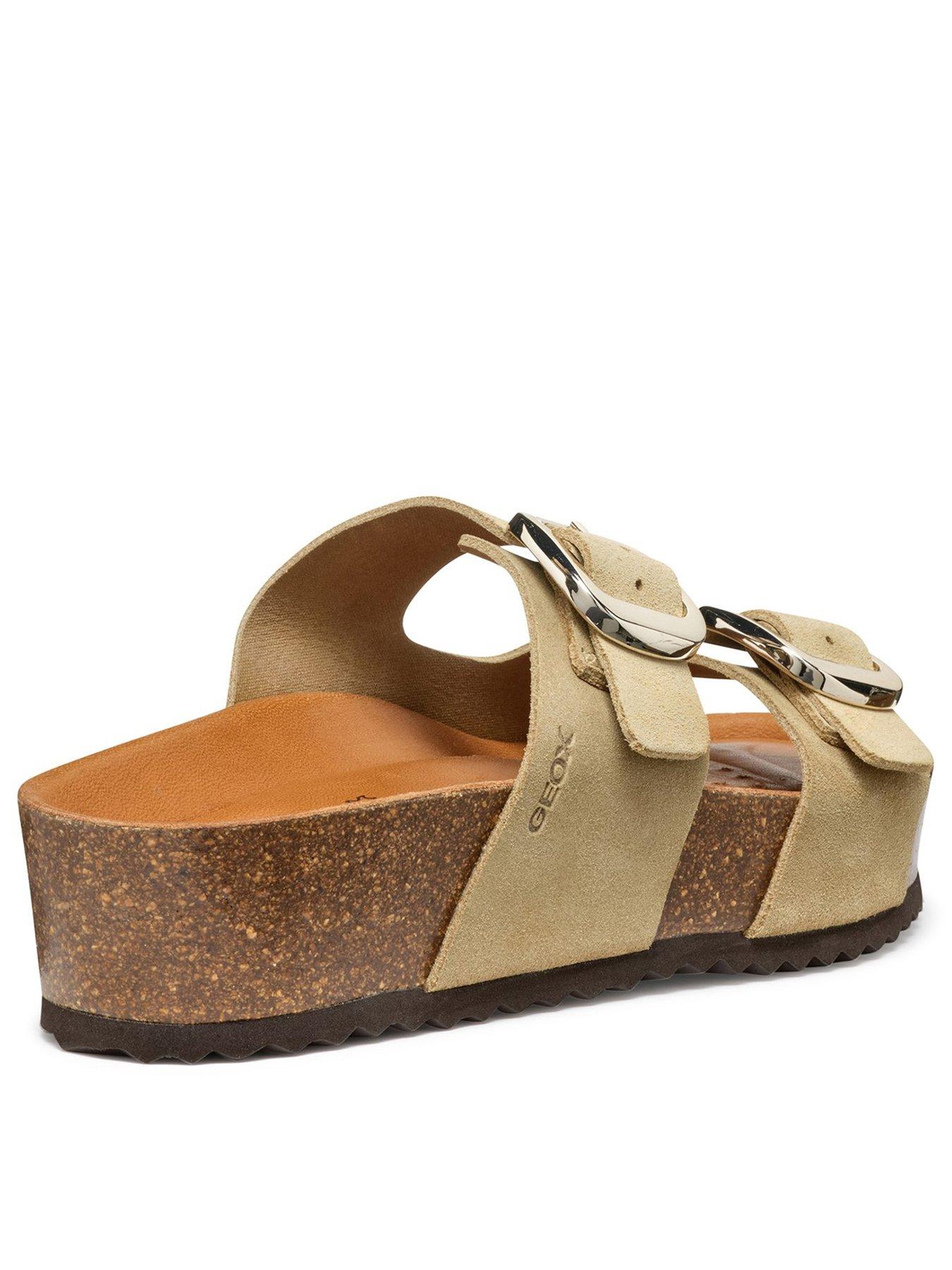 Image 3 of 5 of Geox Brionia Wedge Sandal - Beige