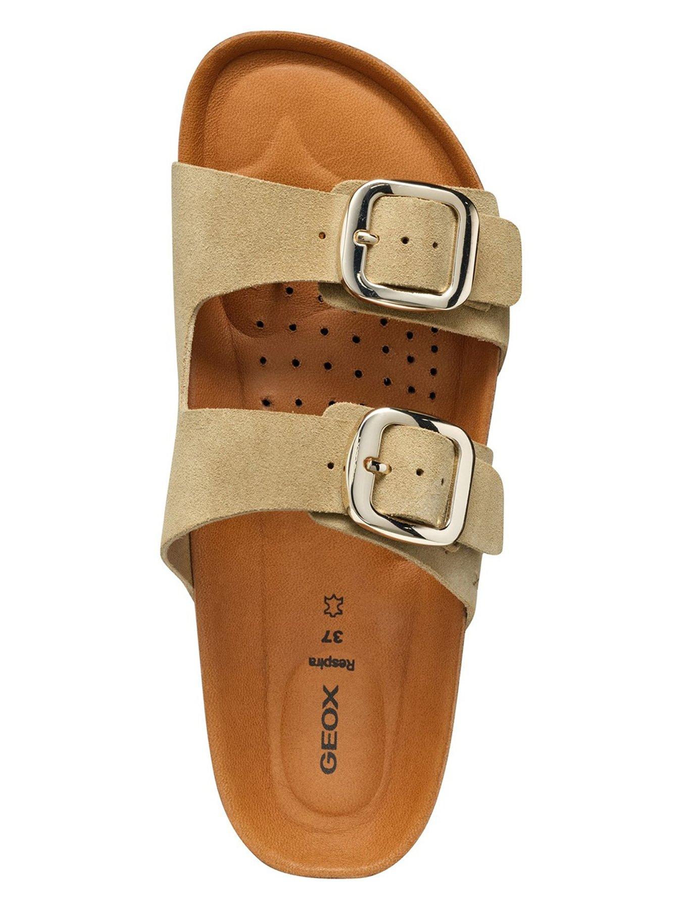 Image 4 of 5 of Geox Brionia Wedge Sandal - Beige