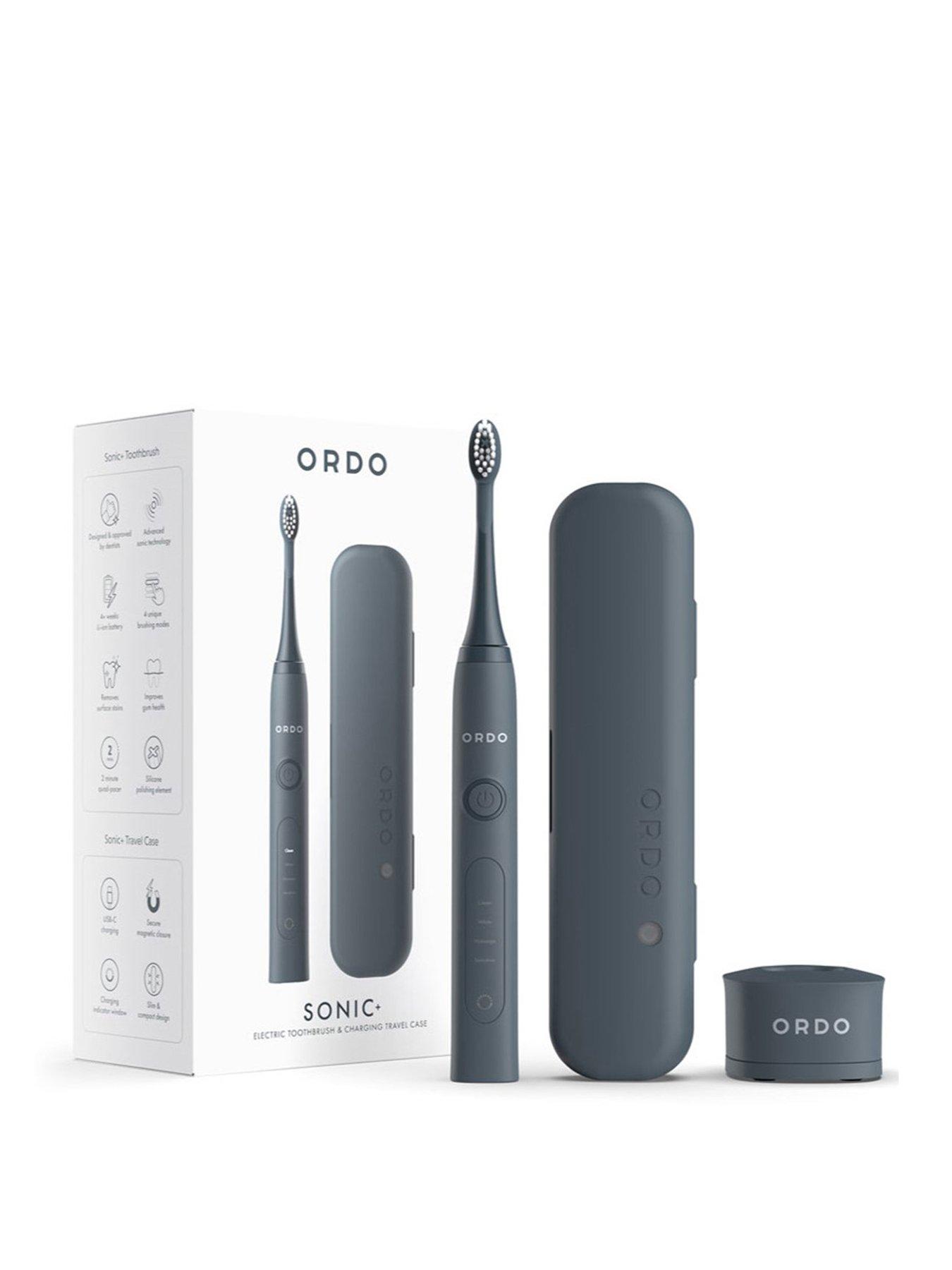 Ordo Sonic+ Toothbrush  &  Travel case - Charcoal Grey