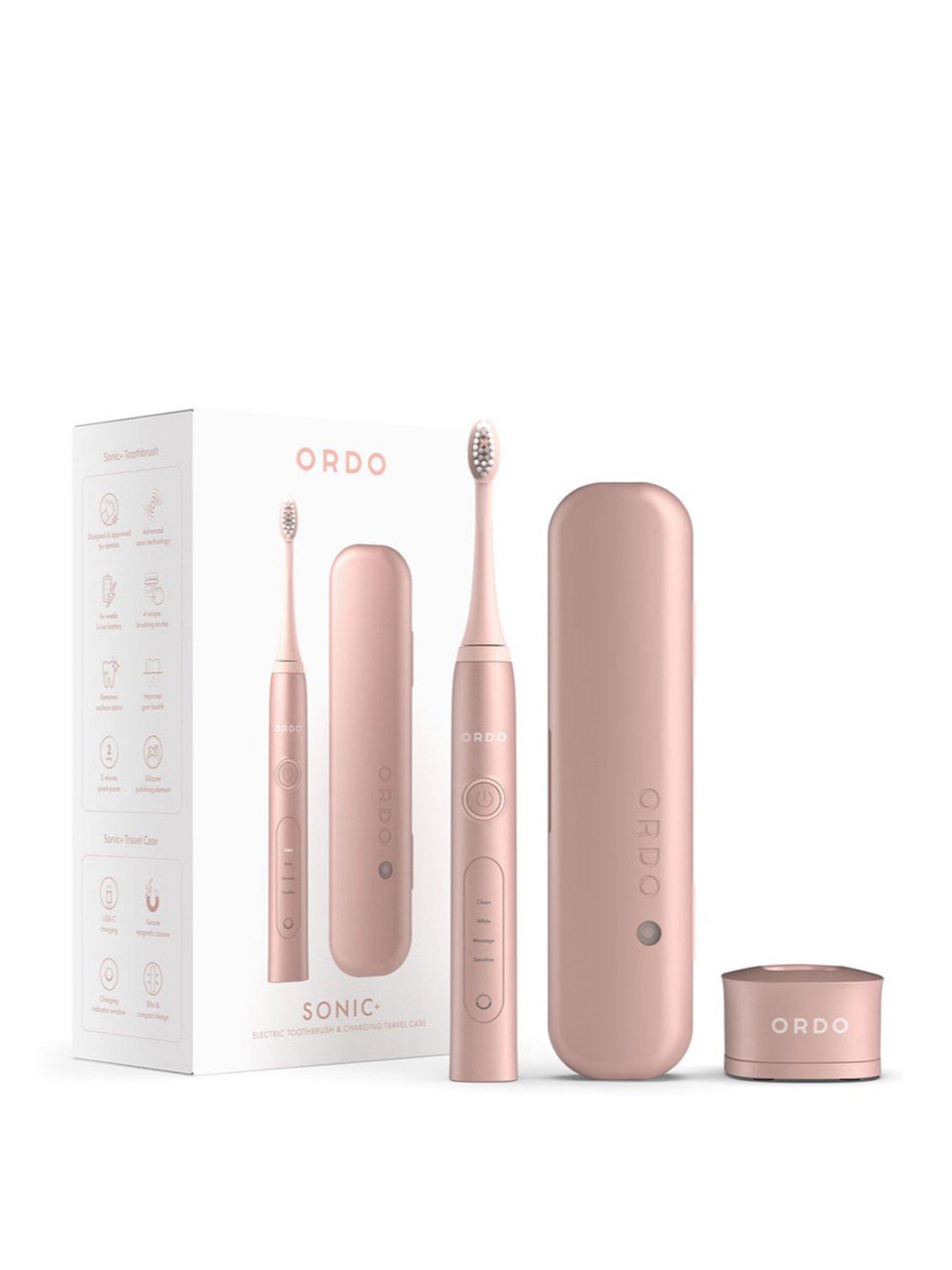 Ordo Sonic+ Toothbrush  &  Travel case - Rose Gold