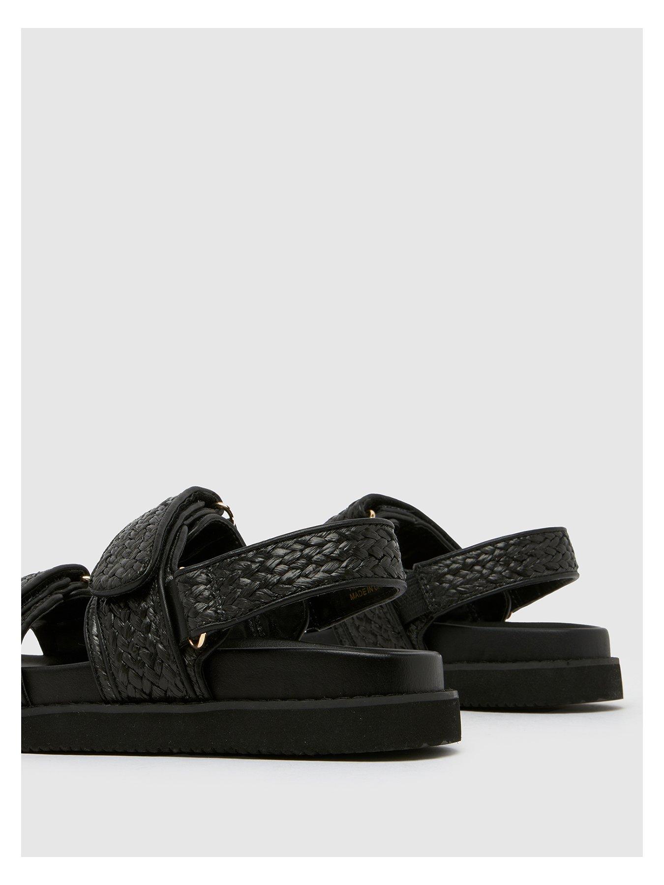 Flatform Sandals Snakeskin Footbed Sandals Steve Madden Aida
