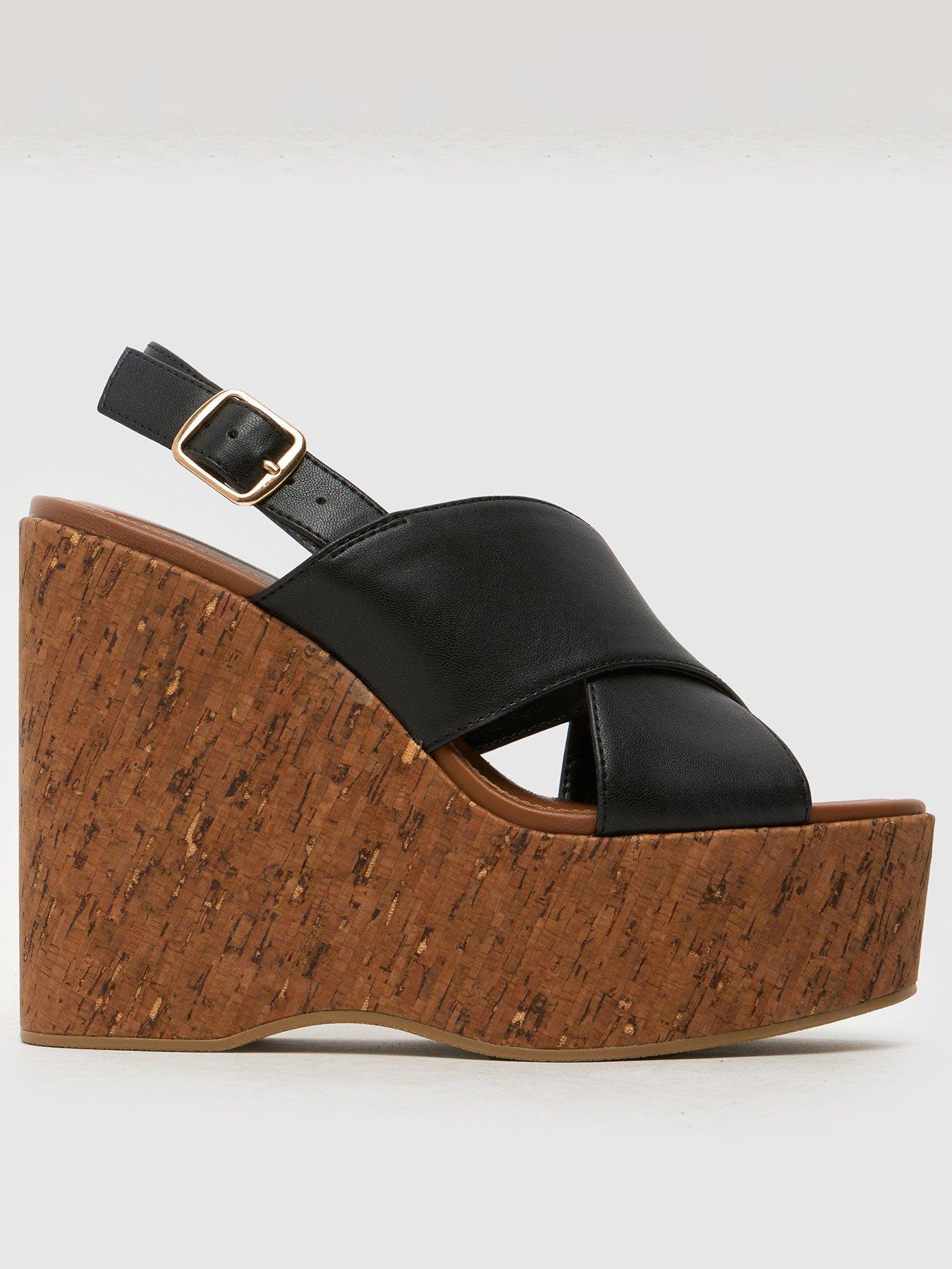schuh-valentina-cork-wedges-black