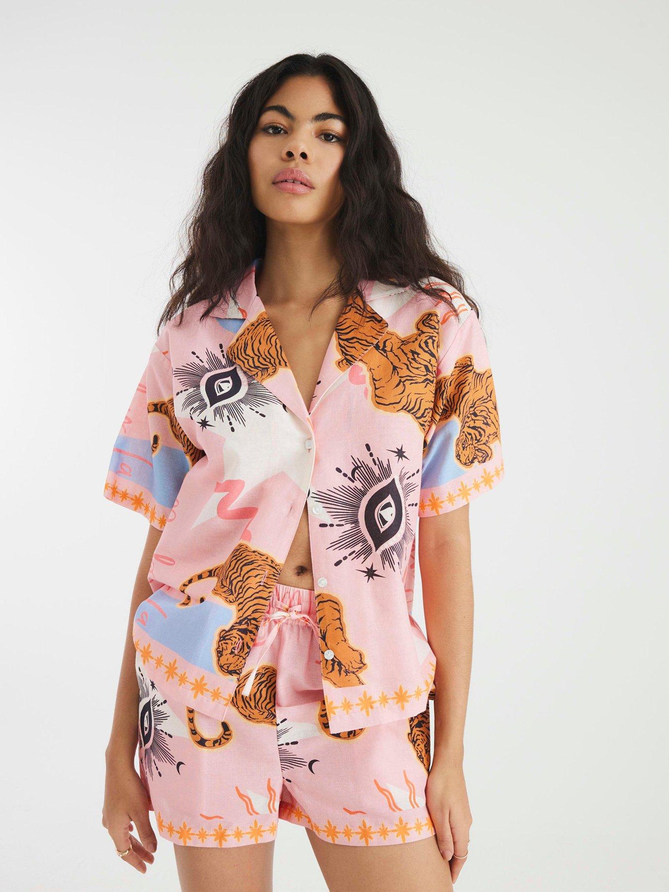 undefined Celestial Shirt Set - Pink
