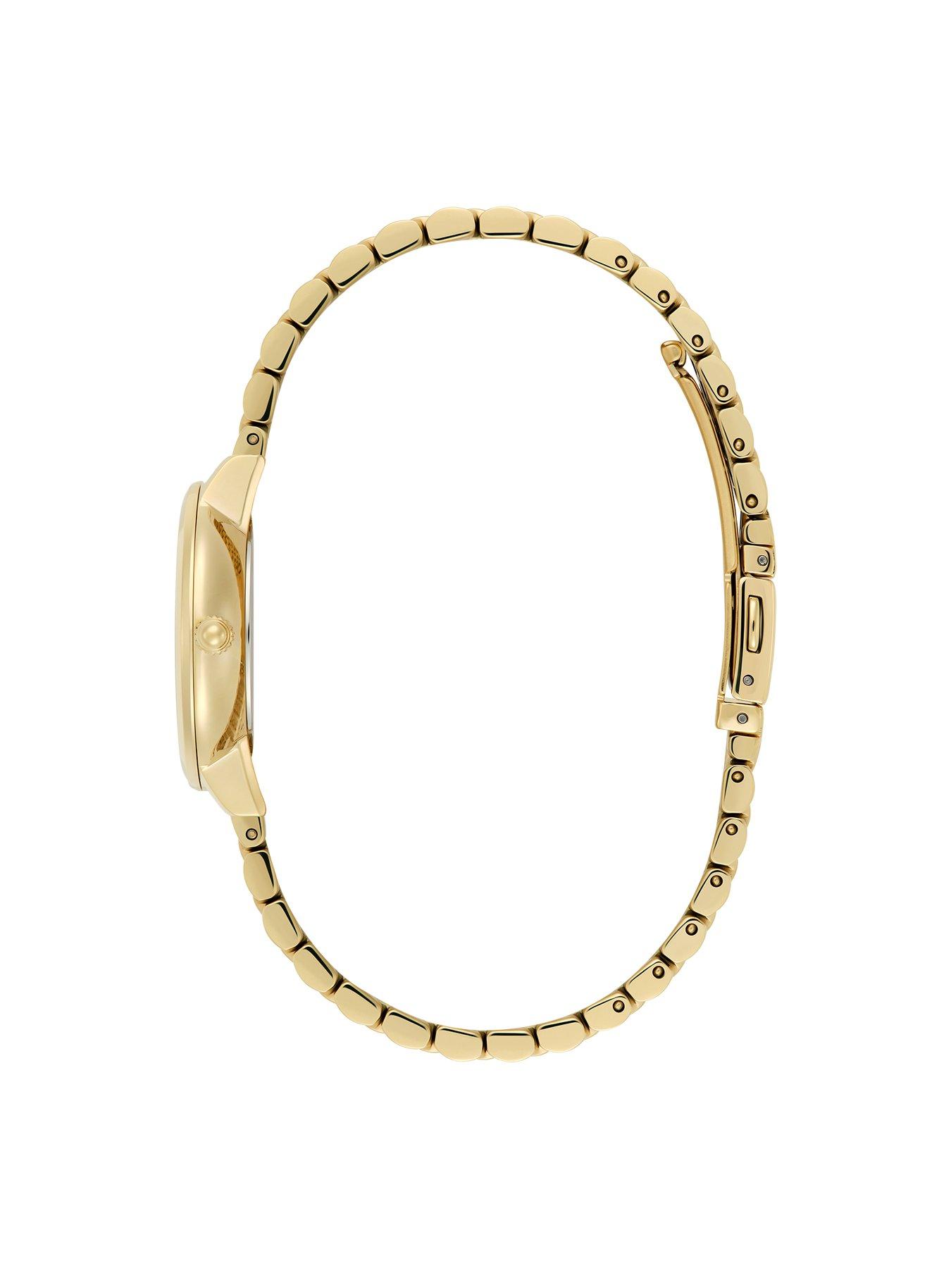Image 4 of 7 of Olivia Burton Ultra Slim Honeycomb Ladies watch Gold